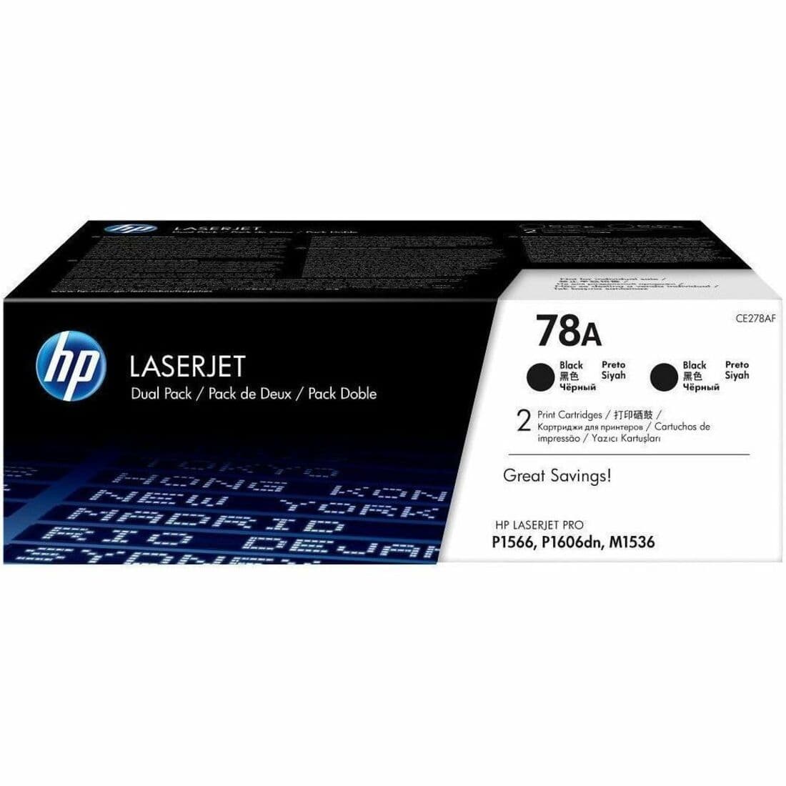 HP 78A Original Laser Toner Cartridge - Black - 1 Carton