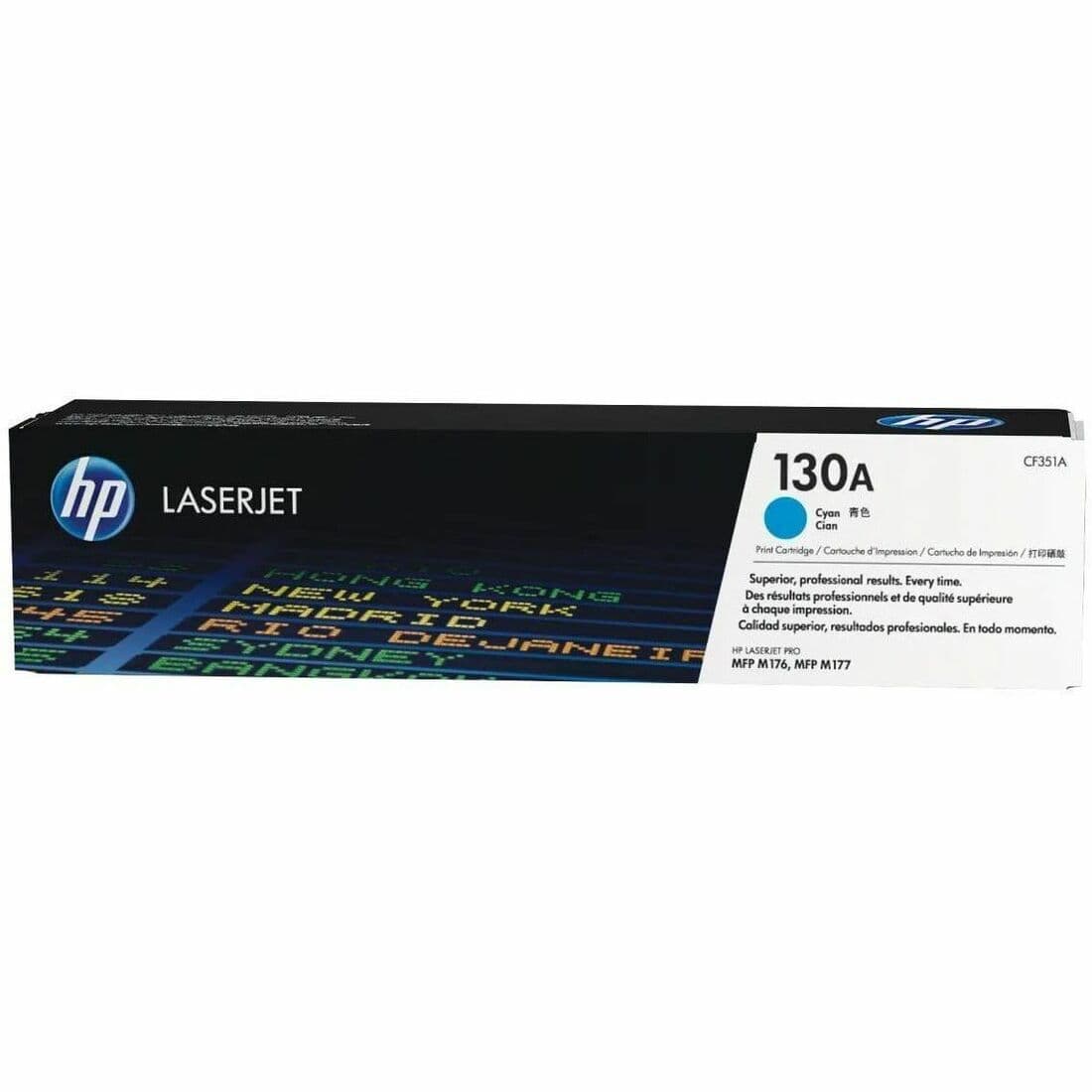 HP 130A Original Laser Toner Cartridge - Cyan - 1 Each