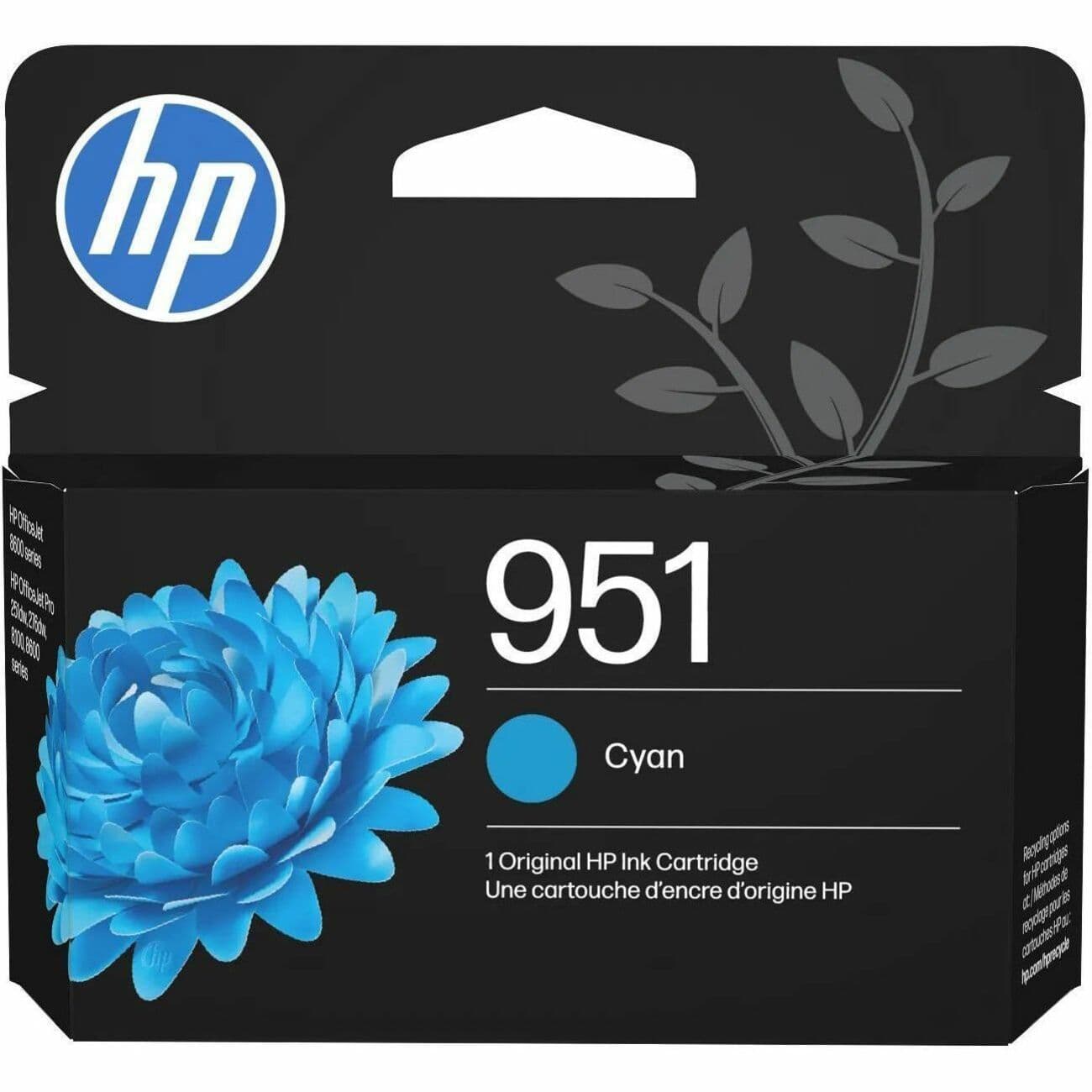 HP 951 (CN050AN) Original Inkjet Ink Cartridge - Cyan - 1 Each