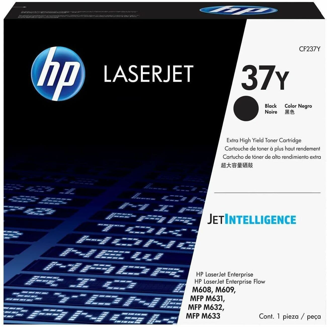 HP 37Y Original Extra High Yield Laser Toner Cartridge - Black - 1 Each