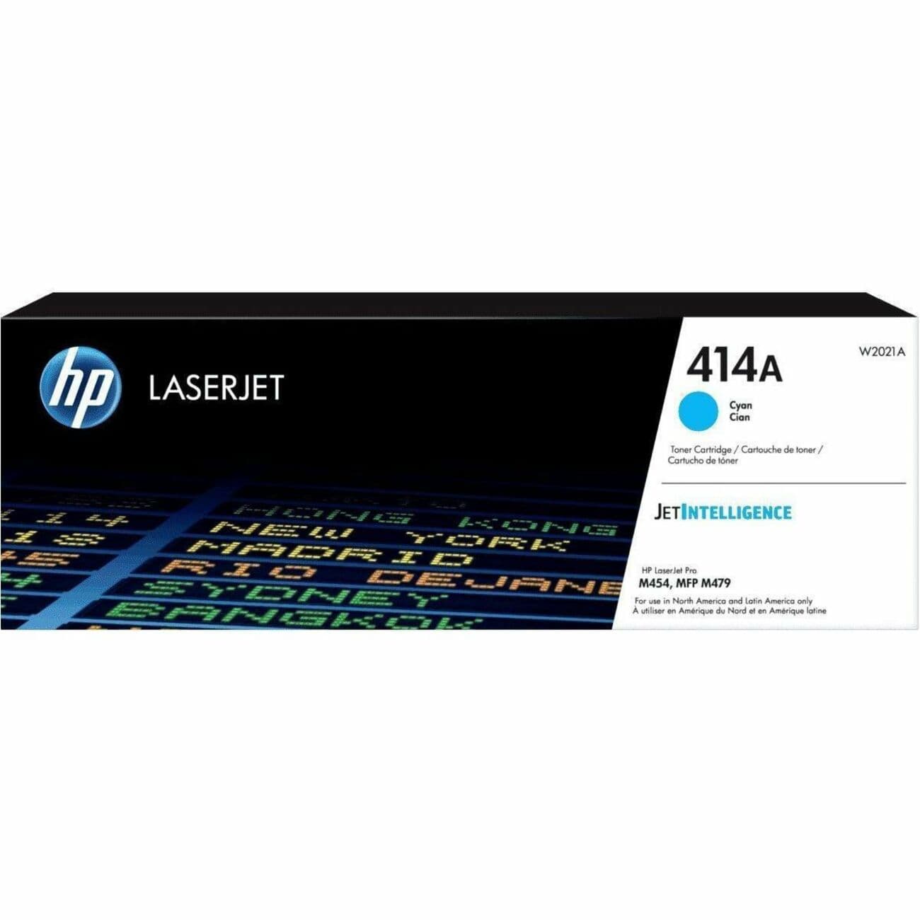 HP 414A Original Laser Toner Cartridge - Cyan - 1 Each