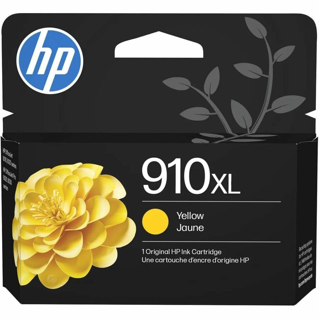 HP 910XL (3YL64AN) Original High Yield Inkjet Ink Cartridge - Yellow - 1 Each