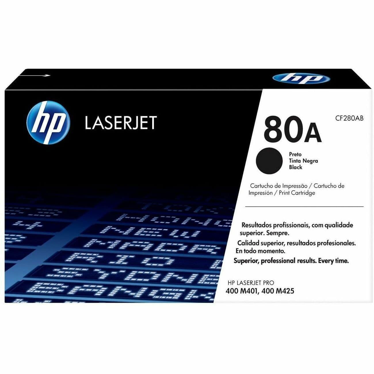 HP 80A Original Laser Toner Cartridge - Black - 2 / Carton
