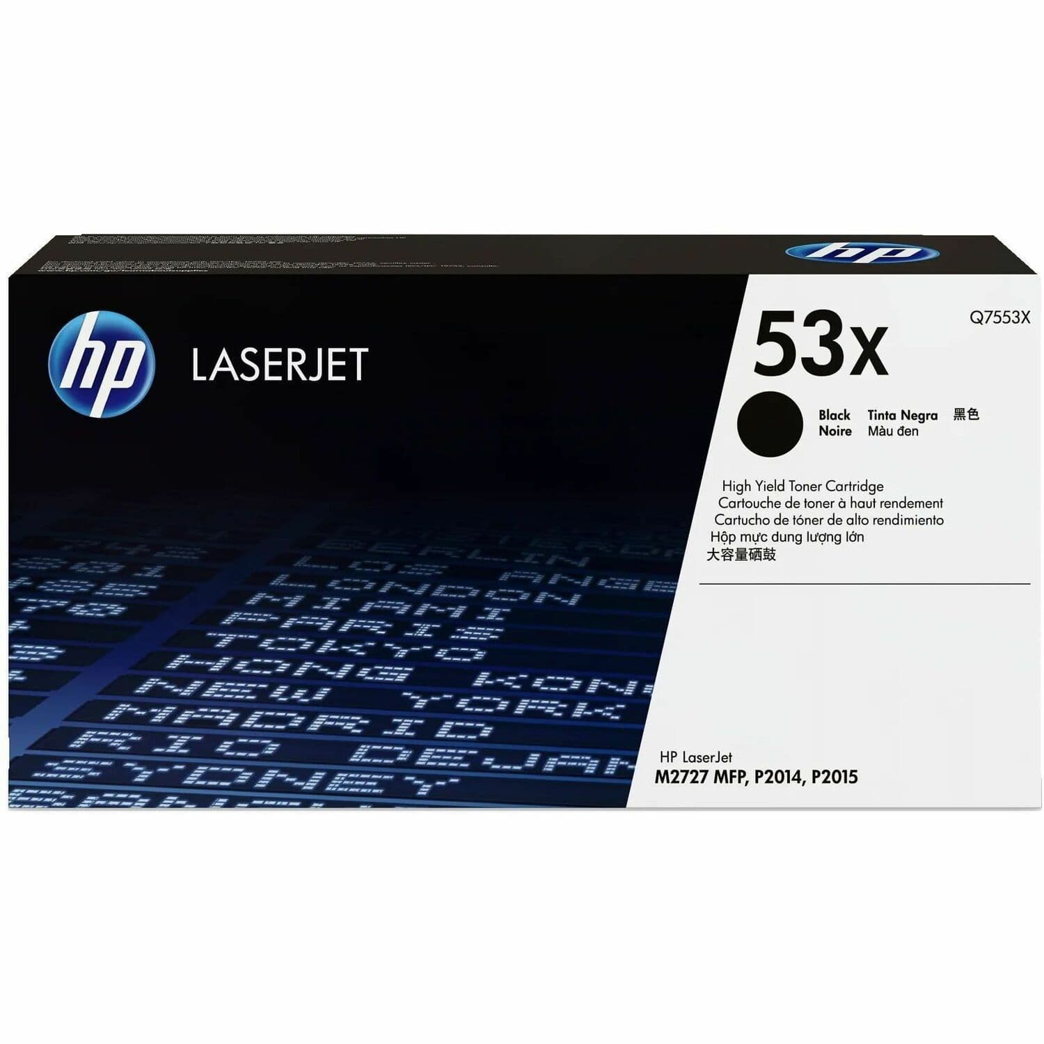 HP 53X Original High Yield Laser Toner Cartridge - Single Pack - Black - 1 Each