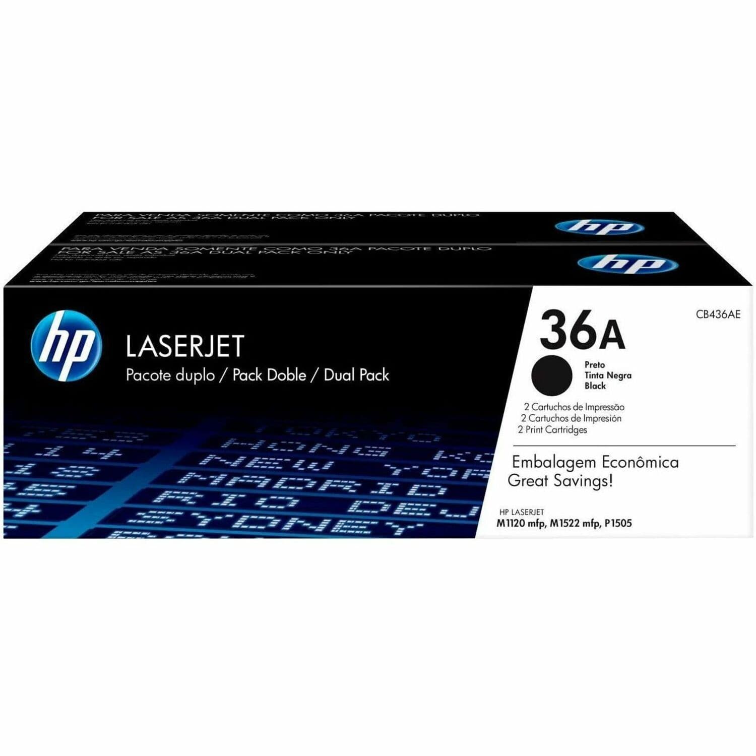 HP 36A Original Standard Yield Laser Toner Cartridge - Single Pack - Black - 1 Each