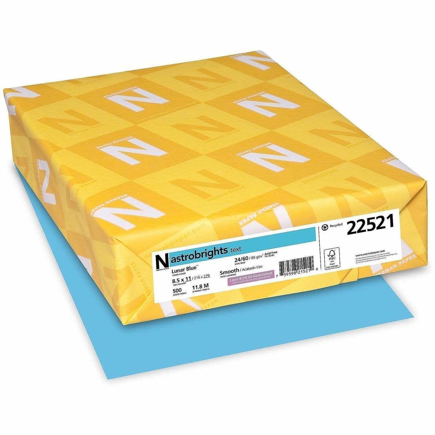 Astrobrights Colour Copy Paper- Lunar Blue