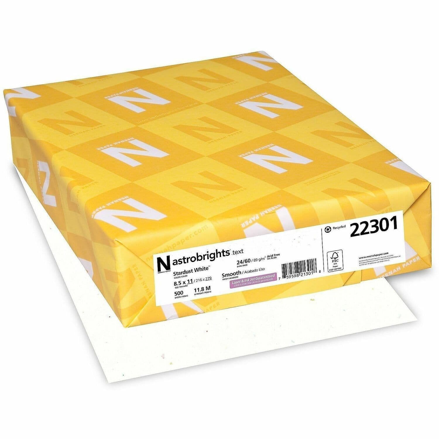 Astrobrights Color Copy Paper - Stardust White