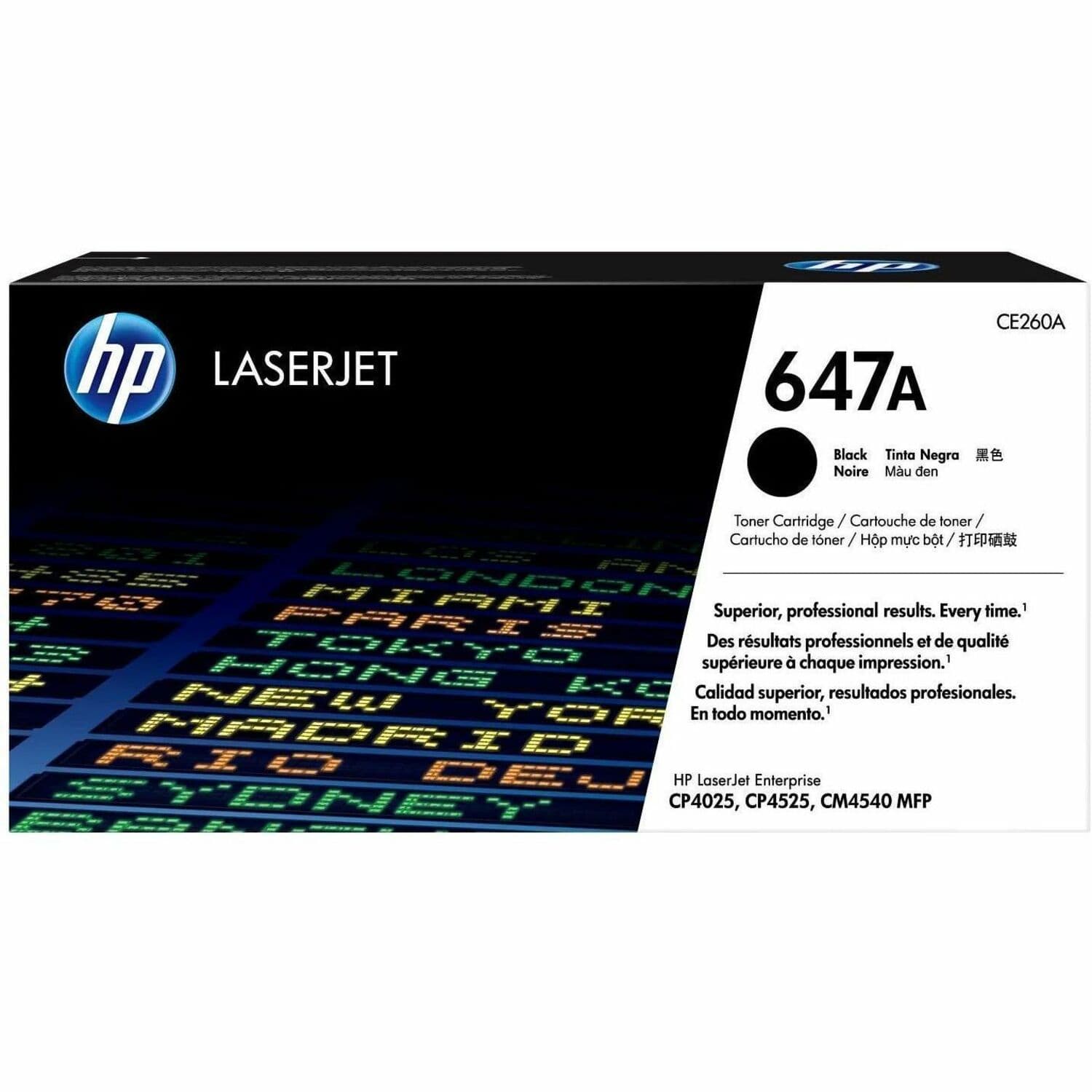HP 647A Original Laser Toner Cartridge - Single Pack - Black - 1 Each