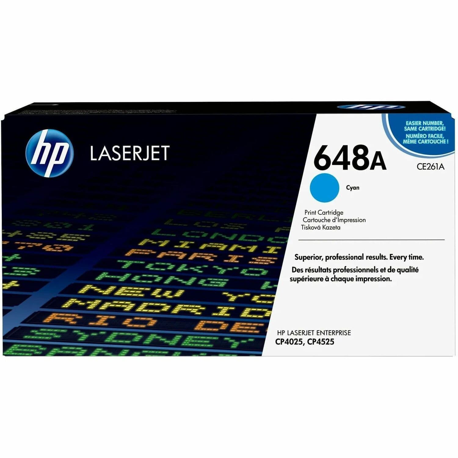 HP 648A Original Standard Yield Laser Toner Cartridge - Single Pack - Cyan - 1 Each