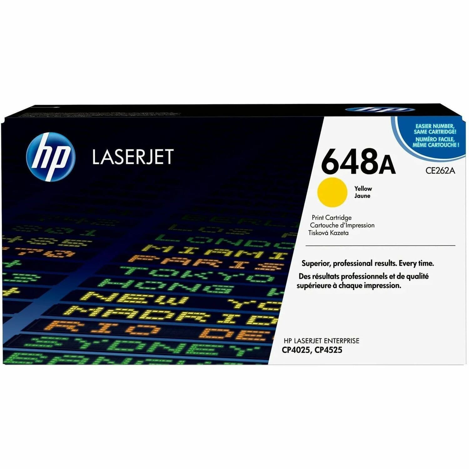 HP 648A Original Standard Yield Laser Toner Cartridge - Single Pack - Yellow - 1 Each