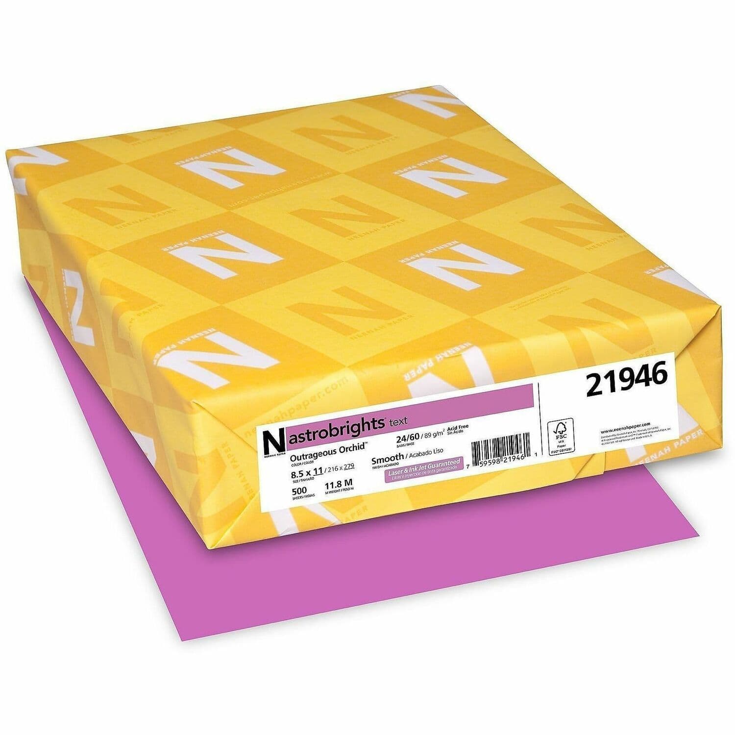 Astrobrights Color Copy Paper - Outrageous Orchid