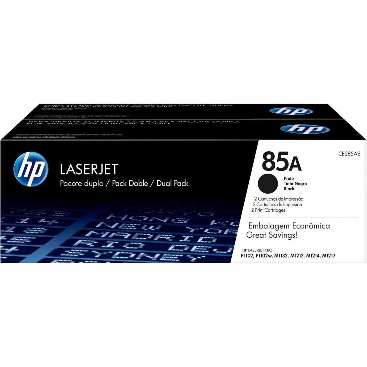 HP 85A Original Laser Toner Cartridge - Black - 1 Carton