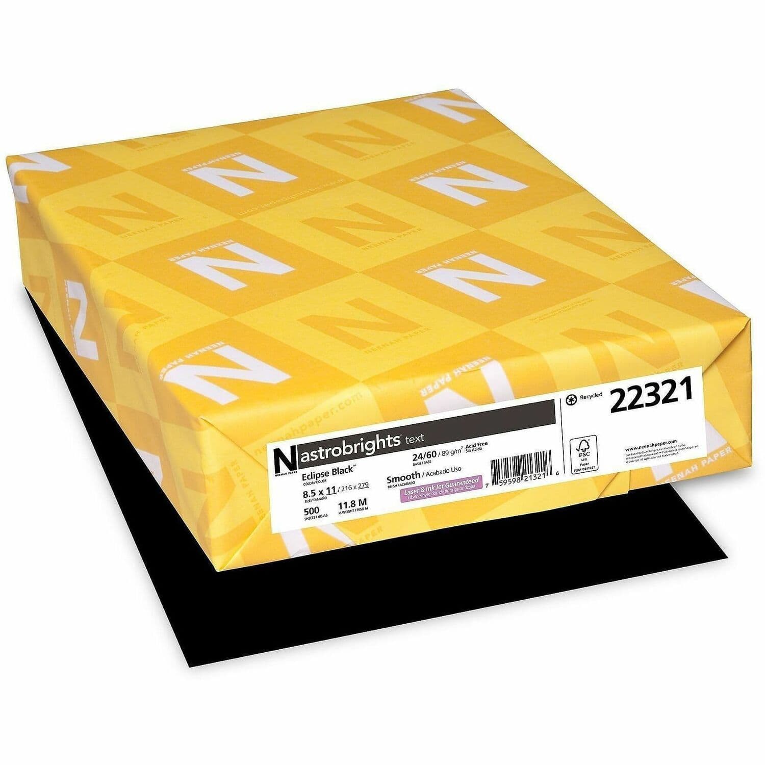 Astrobrights Colour Copy Paper- Eclipse Black