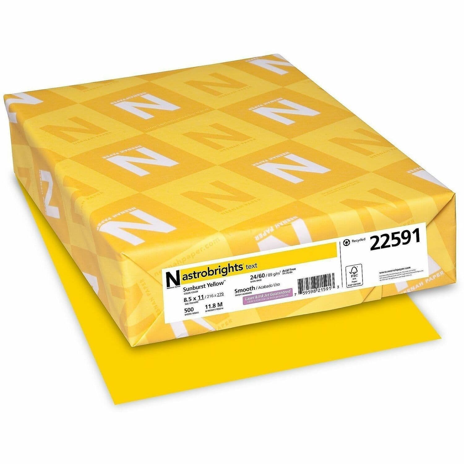 Astrobrights Colour Copy Paper- Sunburst Yellow