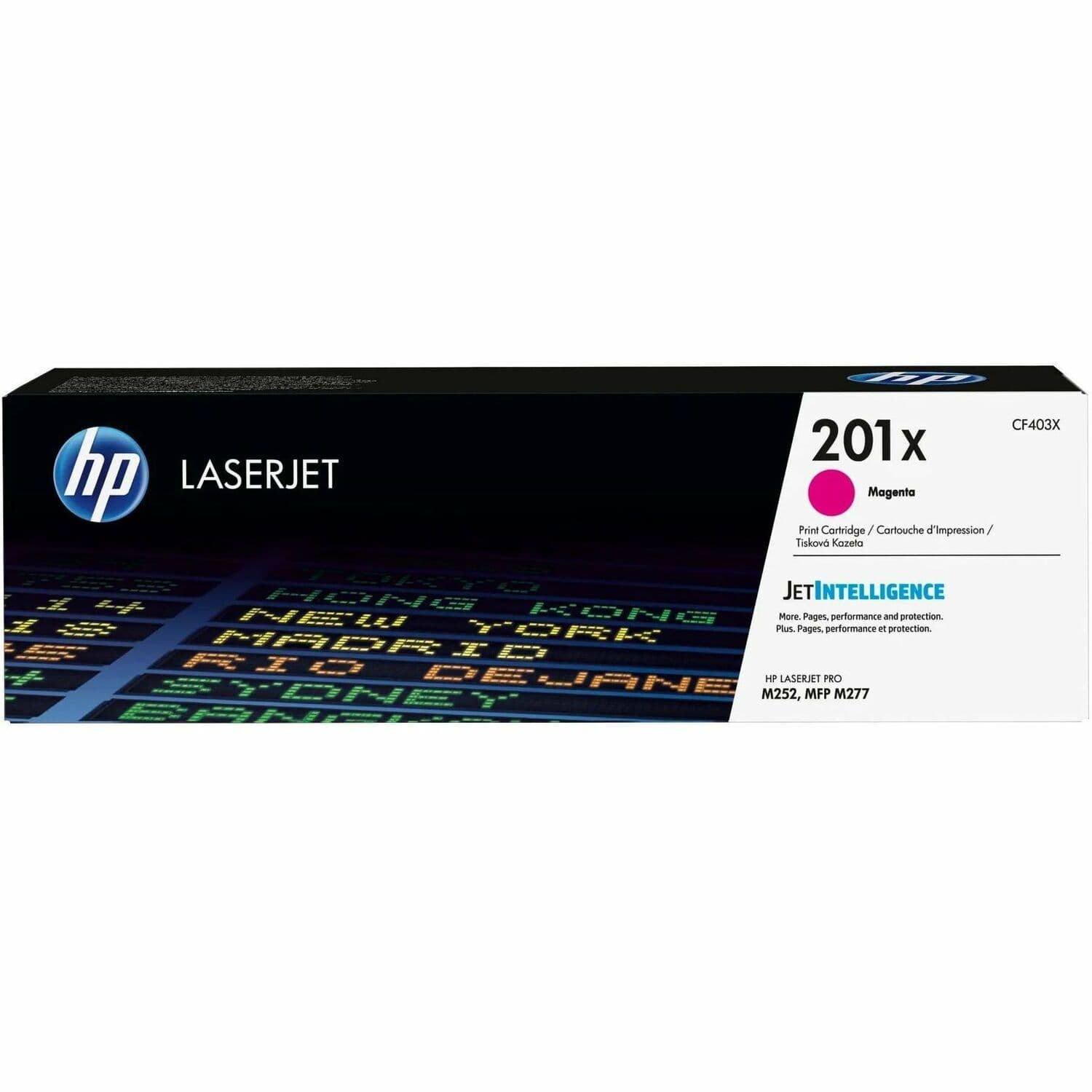 HP 201X Original High Yield Laser Toner Cartridge - Single Pack - Magenta - 1 Each