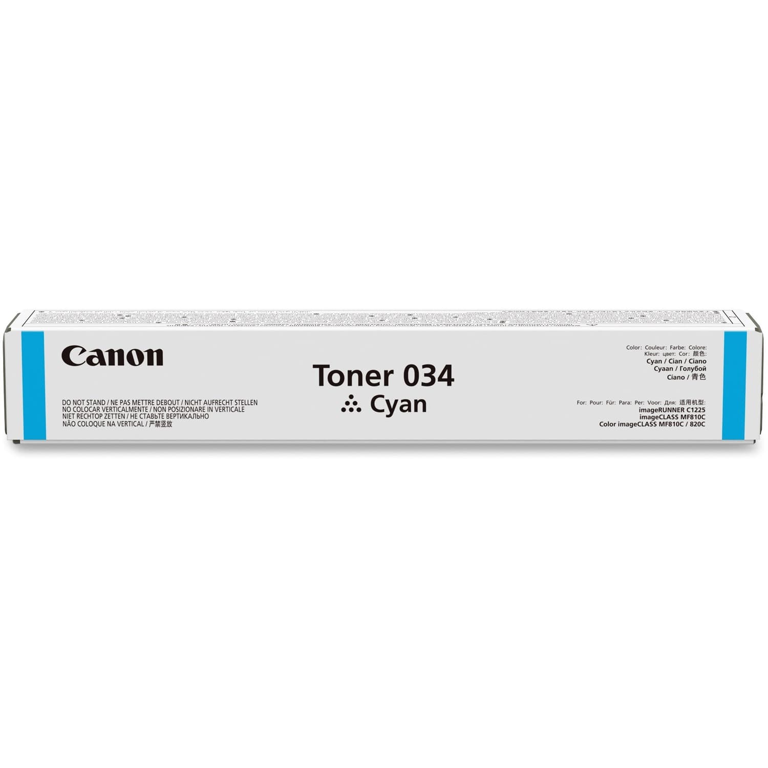 Canon 034 Original Laser Toner Cartridge - Cyan (9453B001)