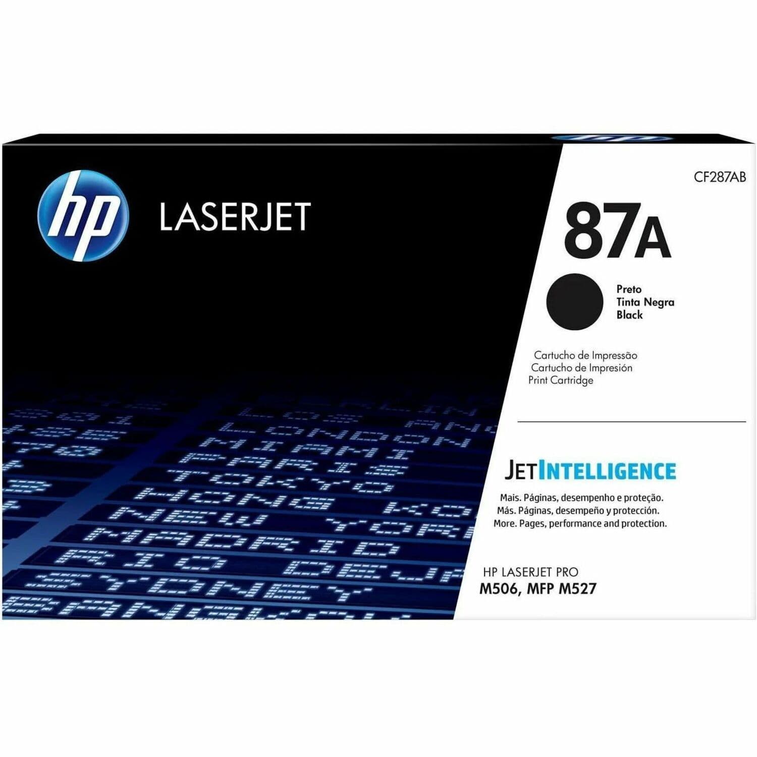 HP 87A Original Laser Toner Cartridge - Black - 1 Each