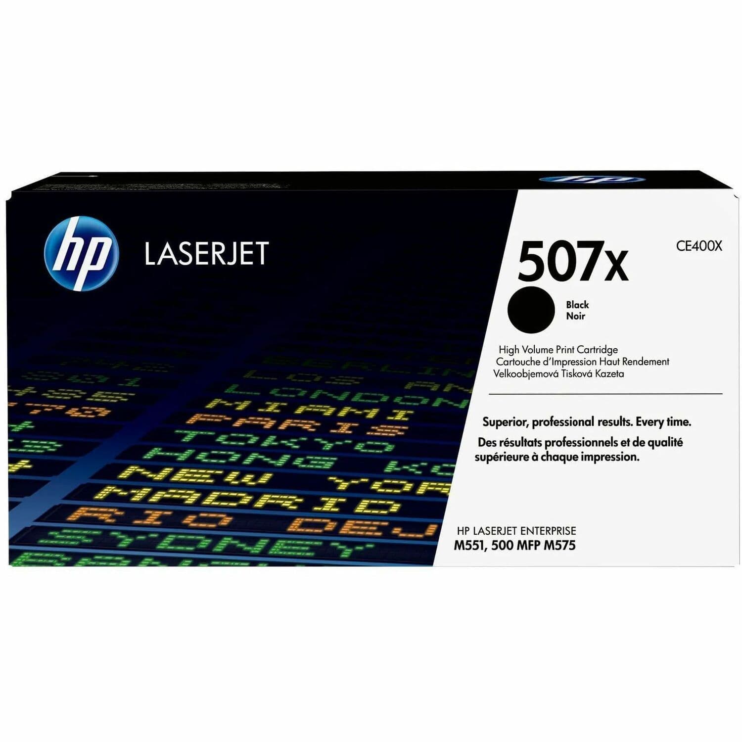 HP 507X Original High Yield Laser Toner Cartridge - Single Pack - Black - 1 Each