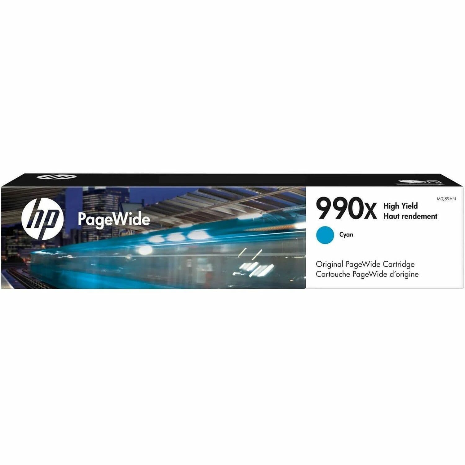 HP 990X (M0J89AN) Original High Yield Inkjet Ink Cartridge - Cyan - 1 Each