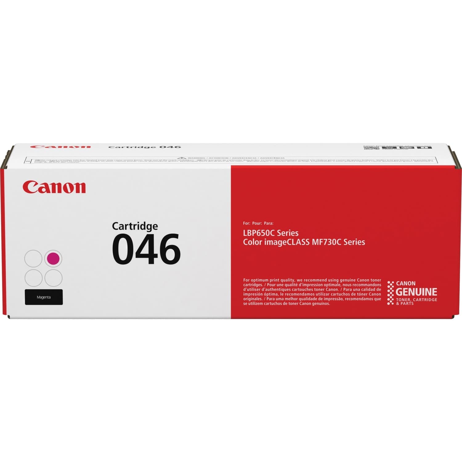 Canon 046 Original Standard Yield Laser Toner Cartridge - Magenta (1248C001)