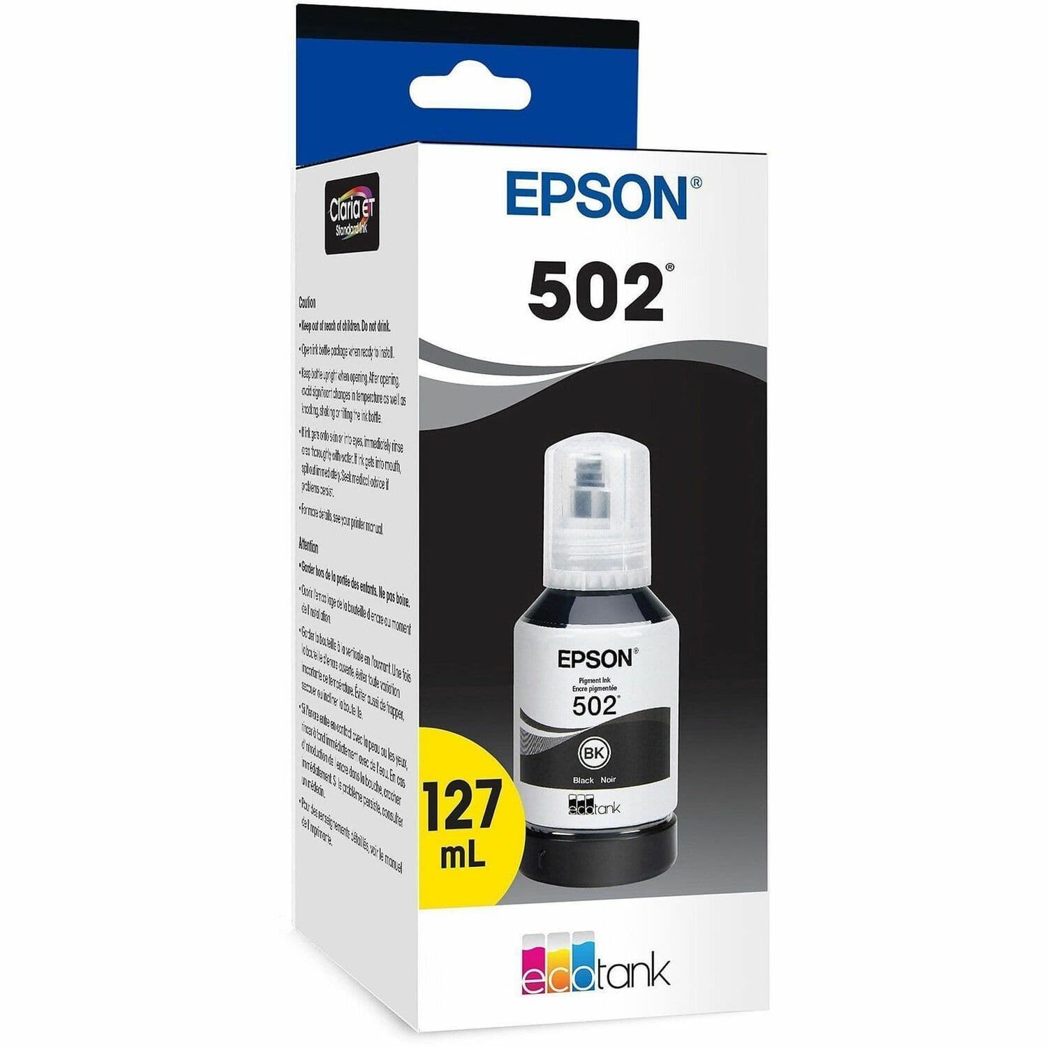 Epson T502 EcoTank Ink Bottle - Black (T502120-S)