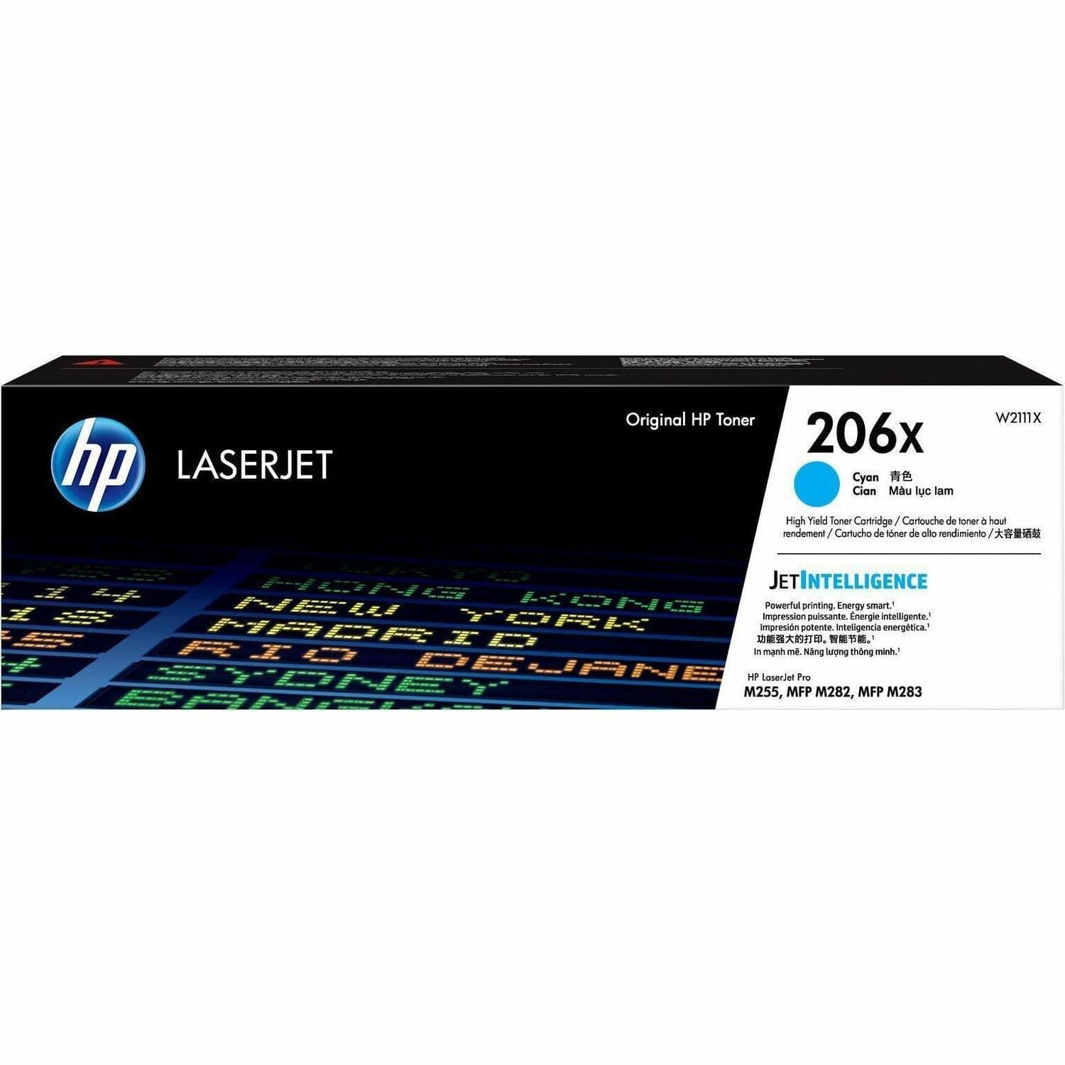 HP 206X Original High Yield Laser Toner Cartridge - Cyan - 1 Each