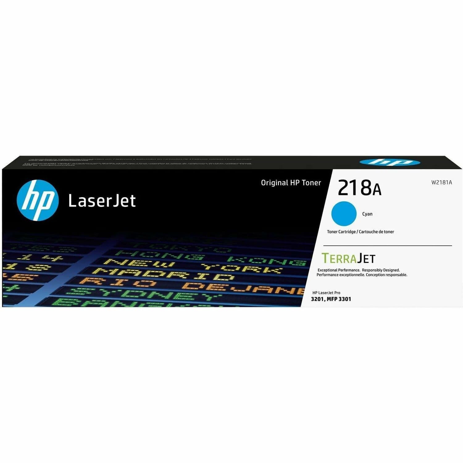 HP 218A Original Laser Toner Cartridge - Cyan (W2181A)