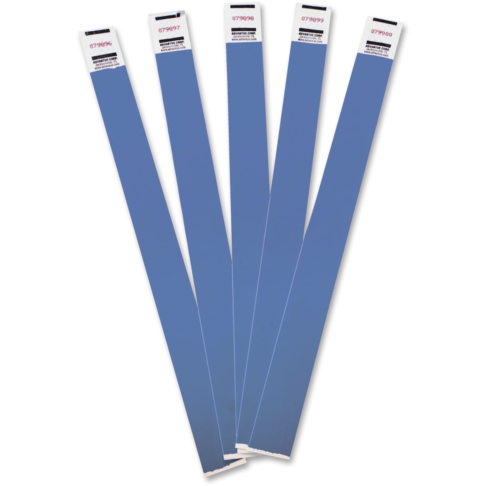 Advantus Tyvek® Wristbands - 100 / Pack