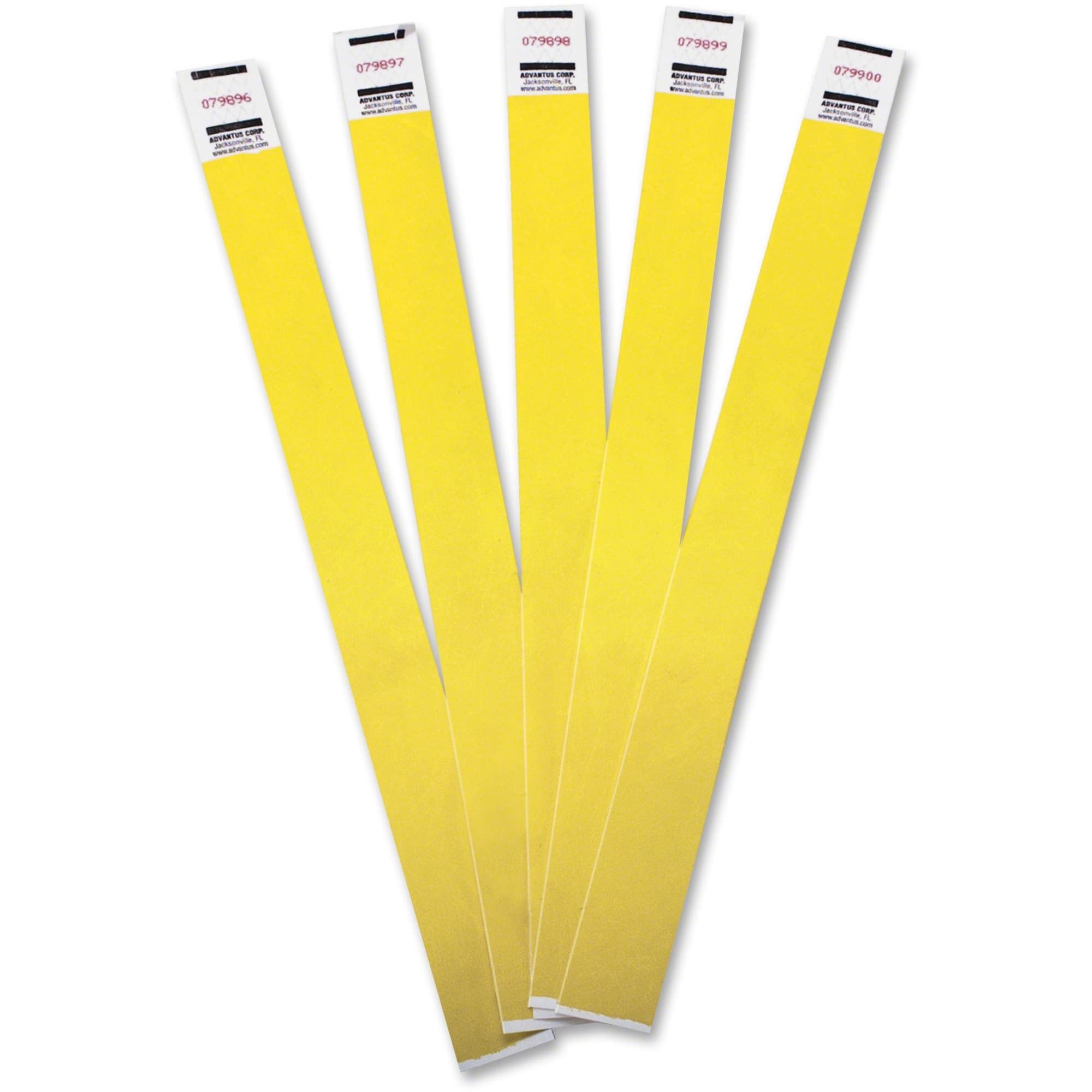 Advantus Tyvek® Wristbands - 100 / Pack