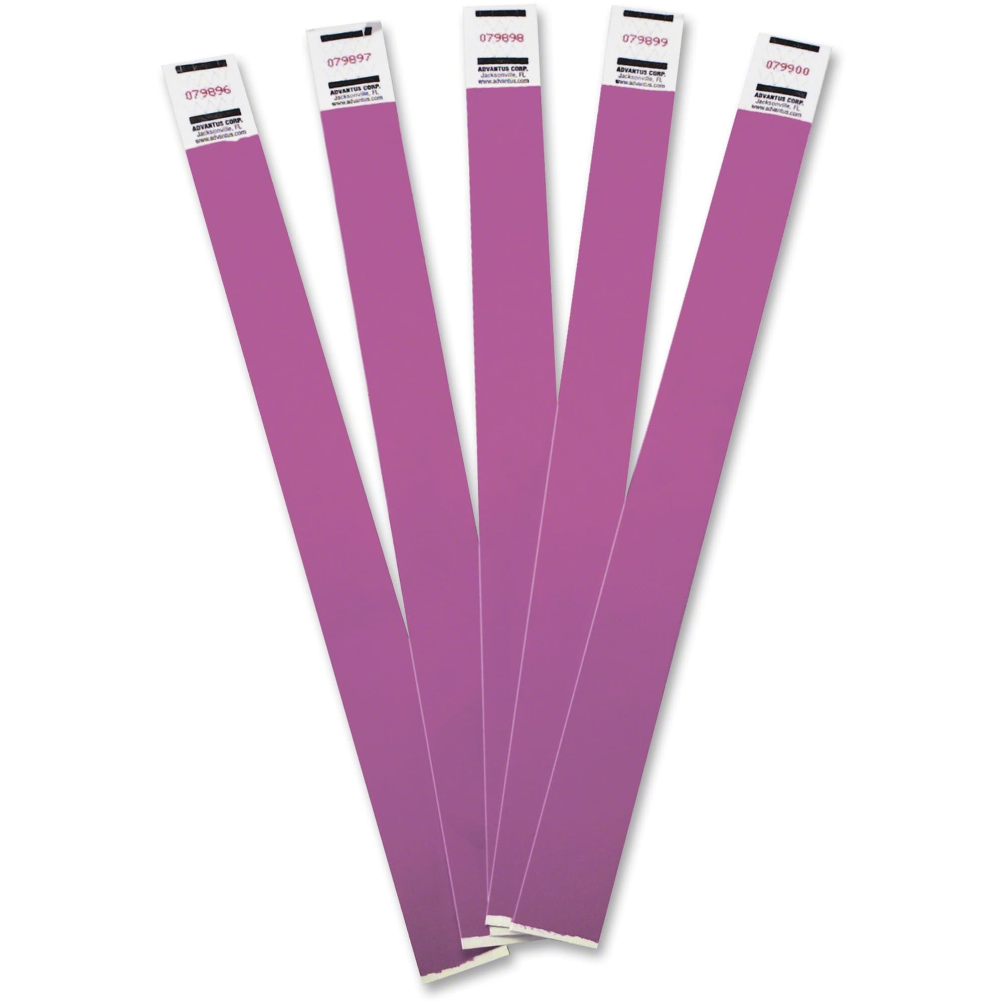 Advantus Tyvek® Wristbands - 100 / Pack