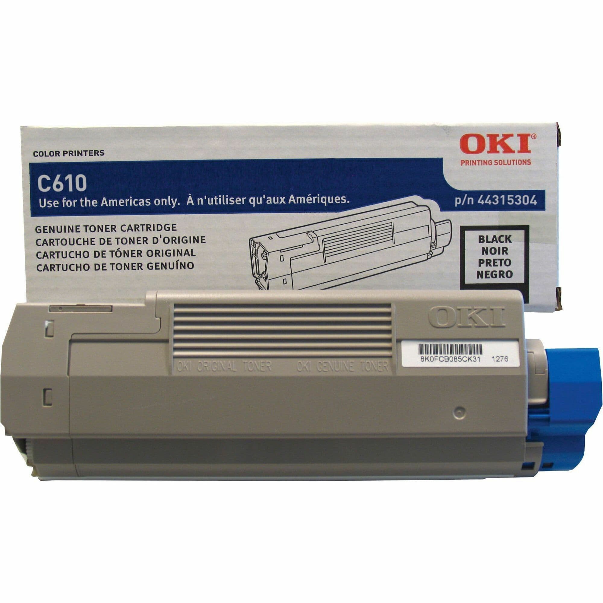 Oki Original LED Toner Cartridge - Black - 1 Each
