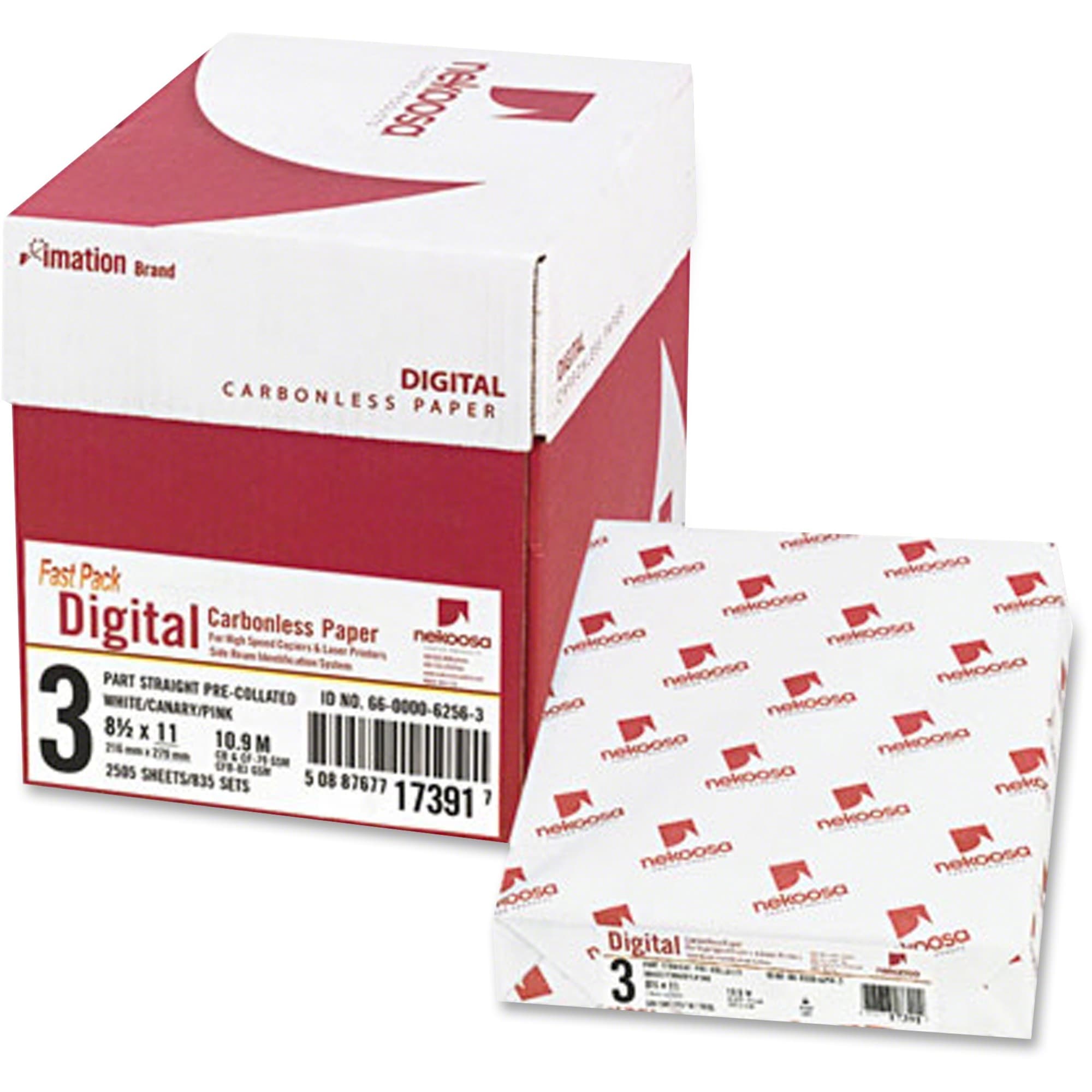 Nekoosa Fast Pack Digital Carbonless Paper - 5 / Carton