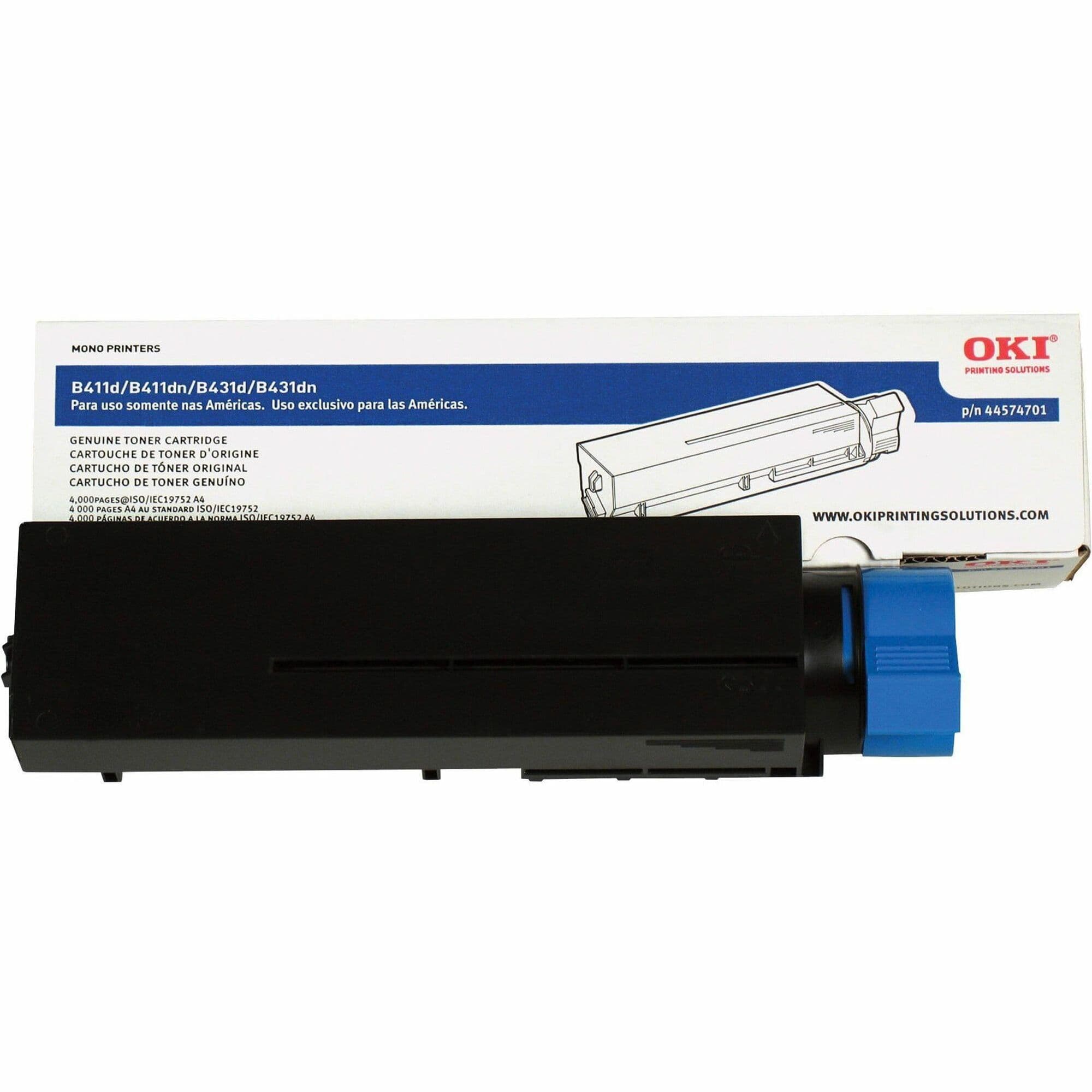 Oki Original LED Toner Cartridge - Black - 1 Each