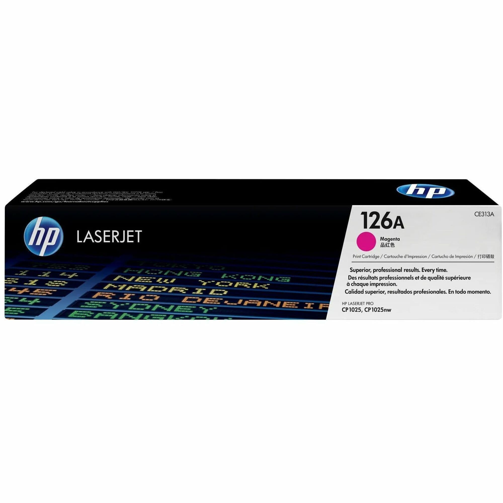 HP 126A Original Standard Yield Laser Toner Cartridge - Single Pack - Magenta - 1 Each