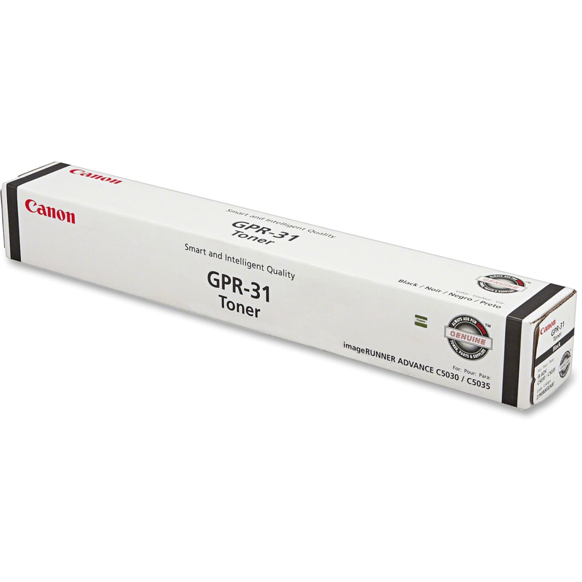 Canon GPR-31 Original Laser Toner Cartridge - Black - 1 Each