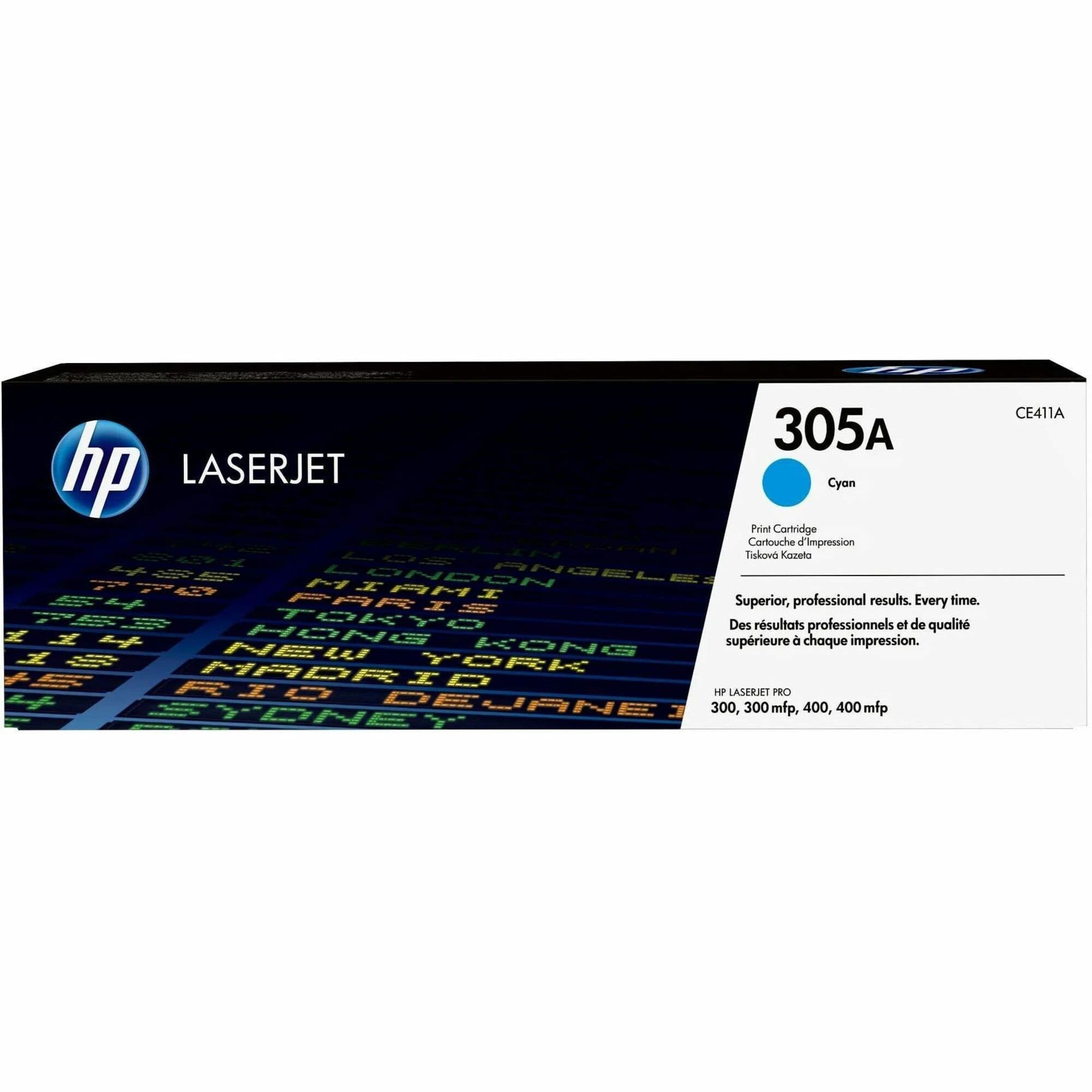 HP 305A Original Standard Yield Laser Toner Cartridge - Single Pack - Cyan - 1 Each