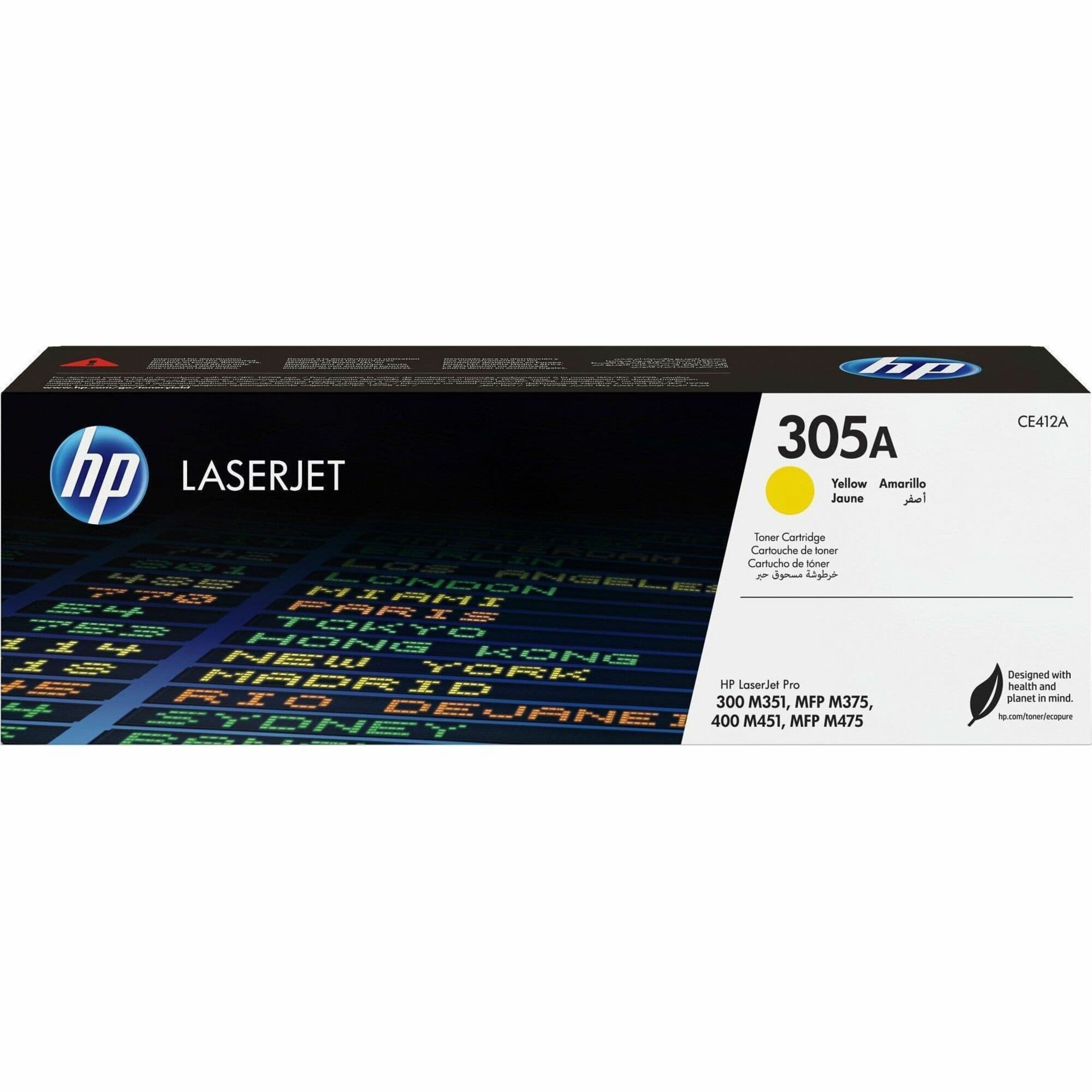 HP 305A Original Standard Yield Laser Toner Cartridge - Single Pack - Yellow - 1 Each