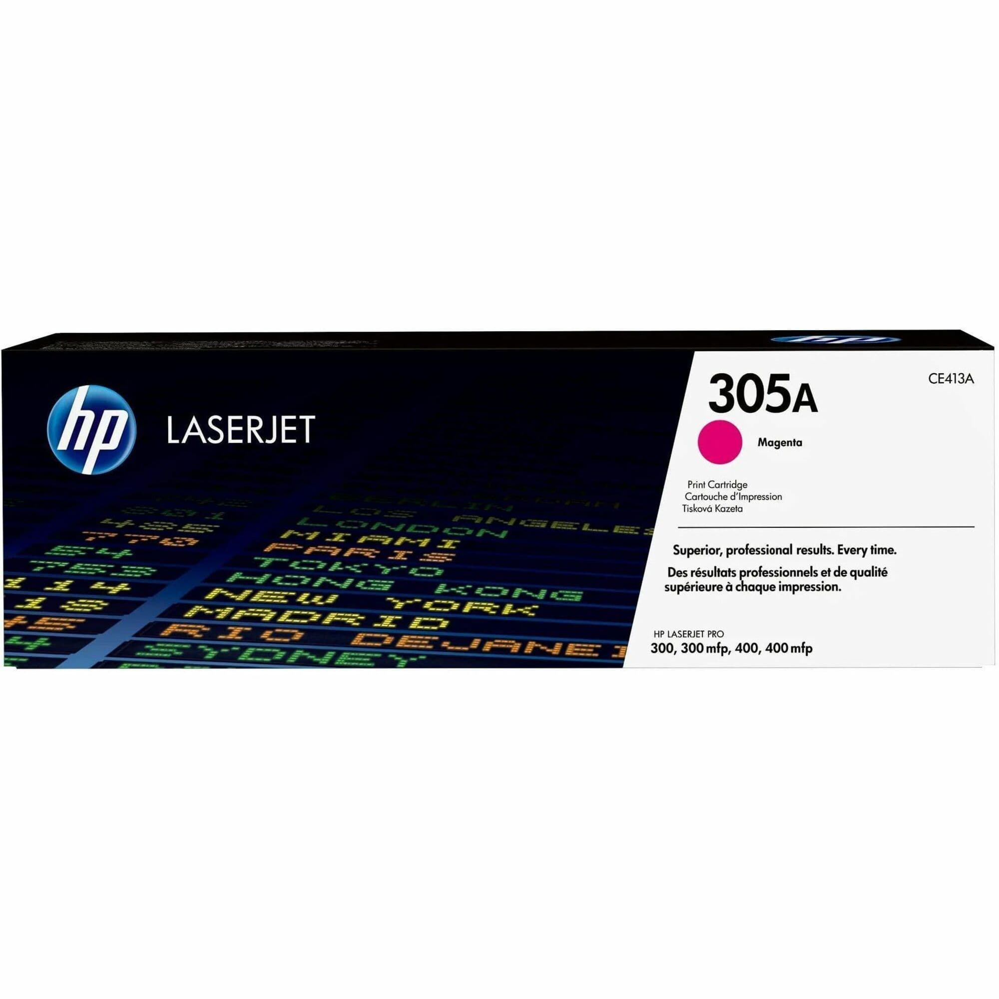 HP 305A Original Standard Yield Laser Toner Cartridge - Single Pack - Magenta - 1 Each