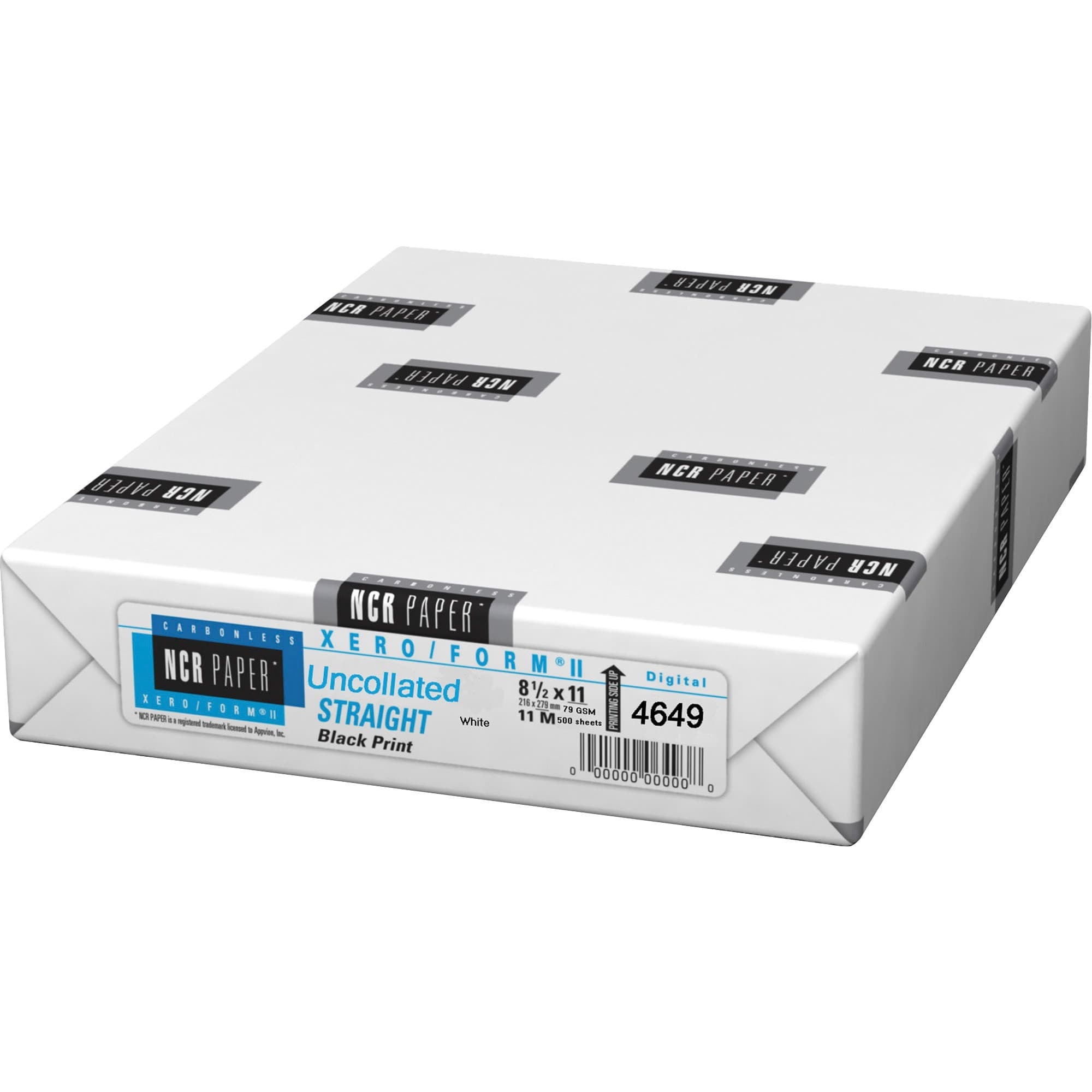 NCR Paper Xero/Form II Carbonless Uncollated Paper - White - 500 / Pack