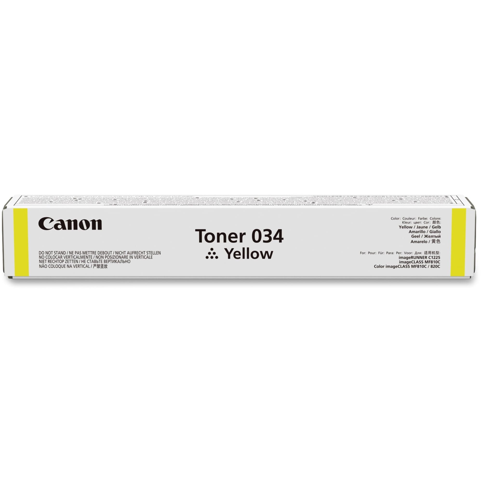 Canon Original Laser Toner Cartridge - Yellow - 1 Each