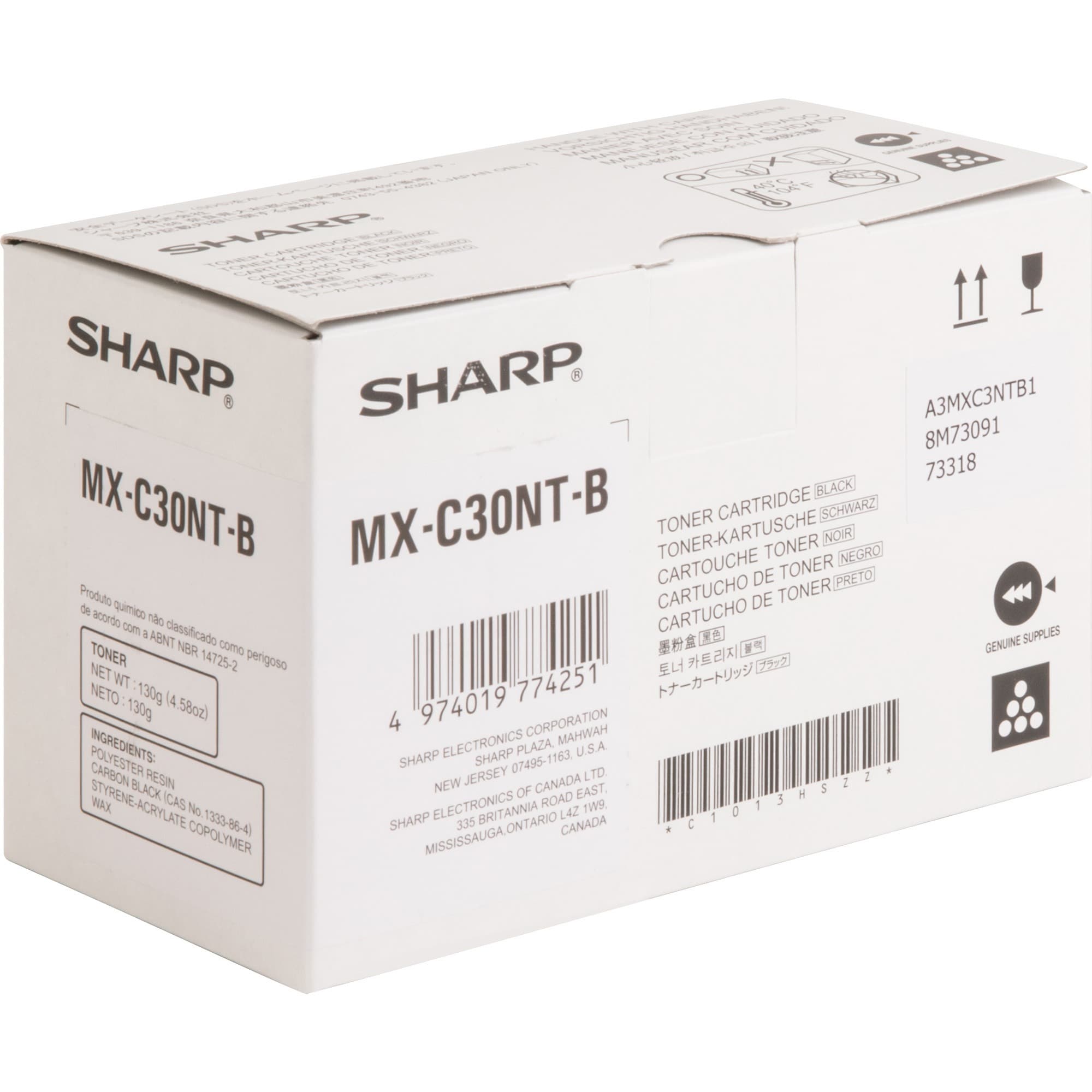 SHARP® Original High Yield Laser Toner Cartridge - Black - 1 Each