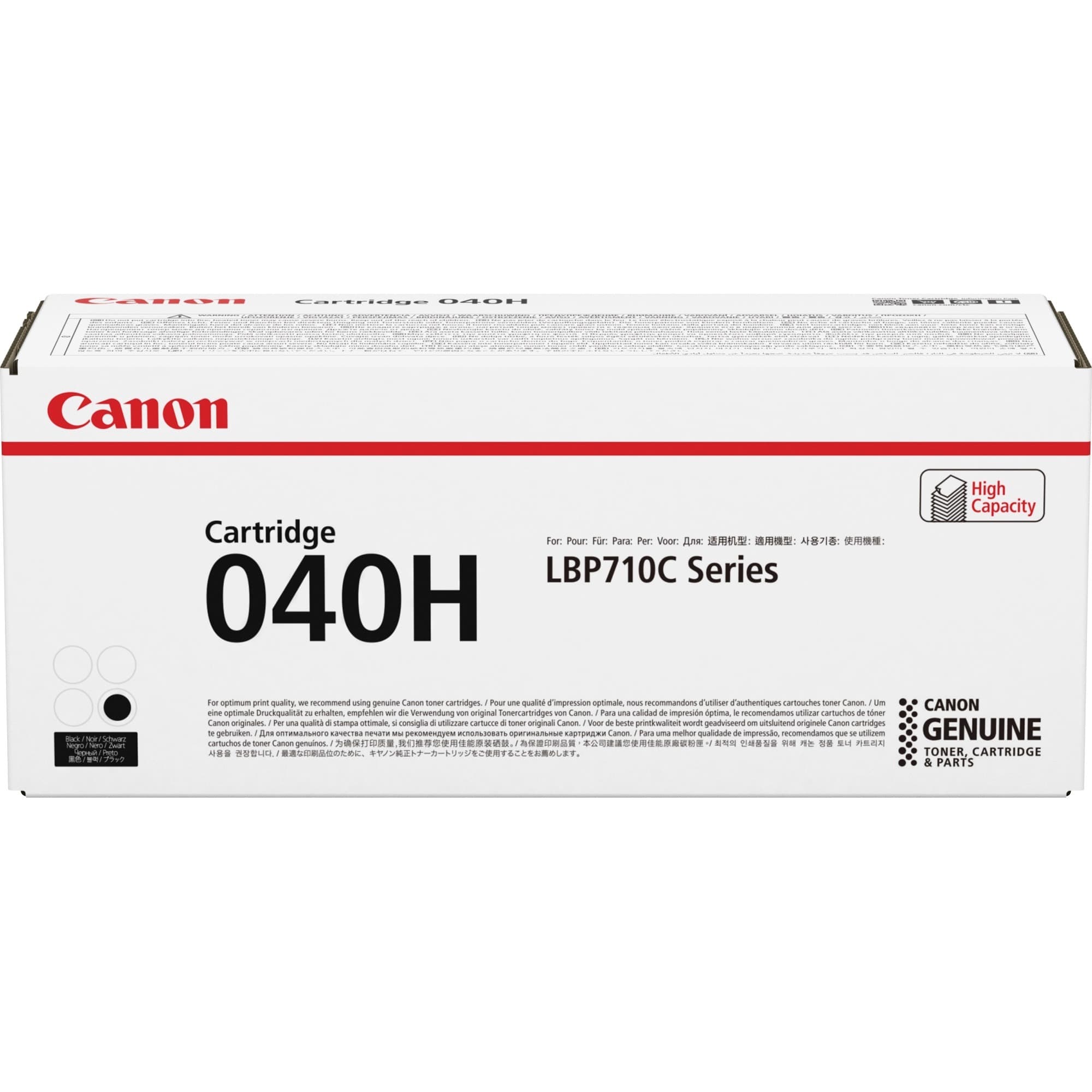 Canon Original High Yield Laser Toner Cartridge - Black - 1 Each