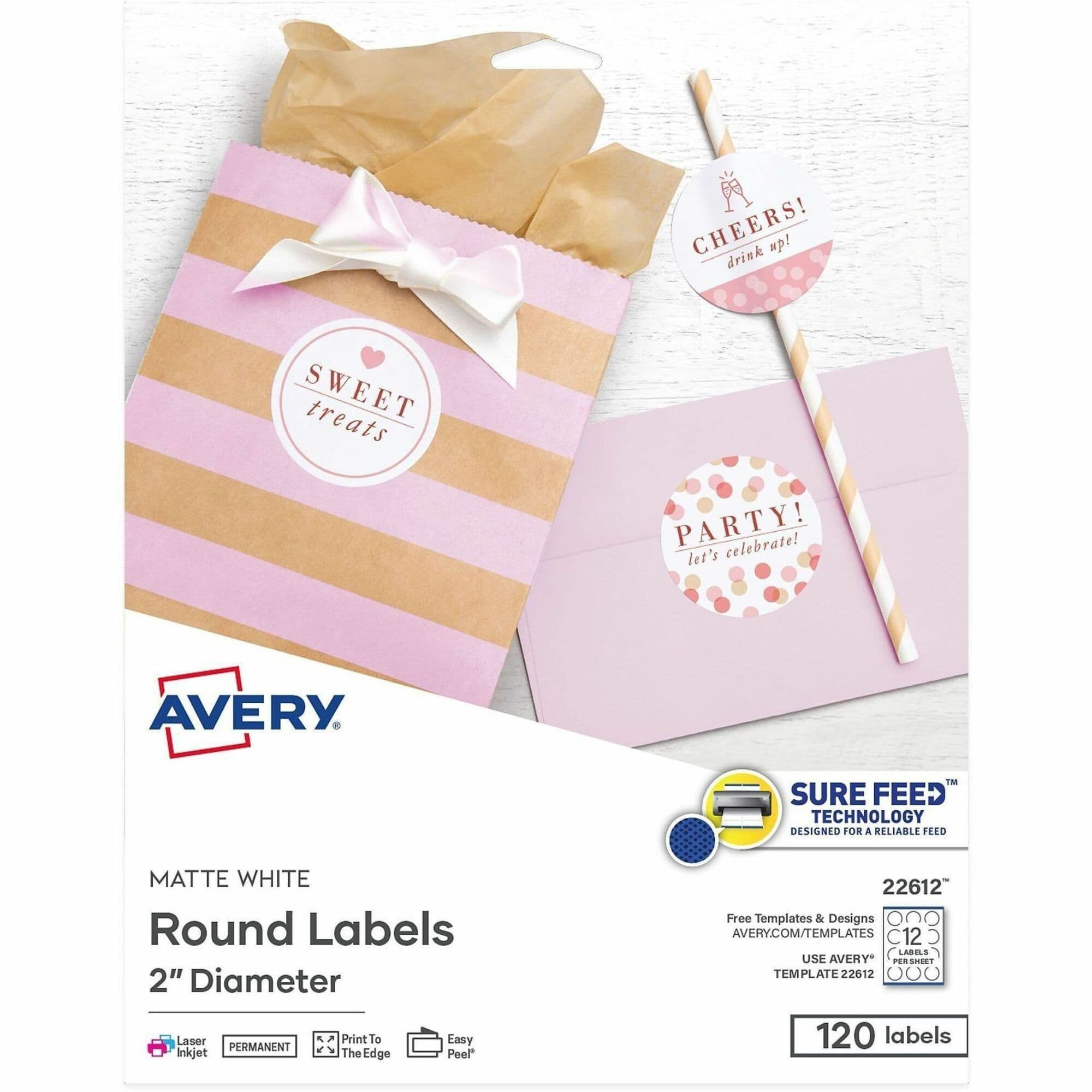 Avery® Easy Peel Multipurpose Label - 120 / Pack