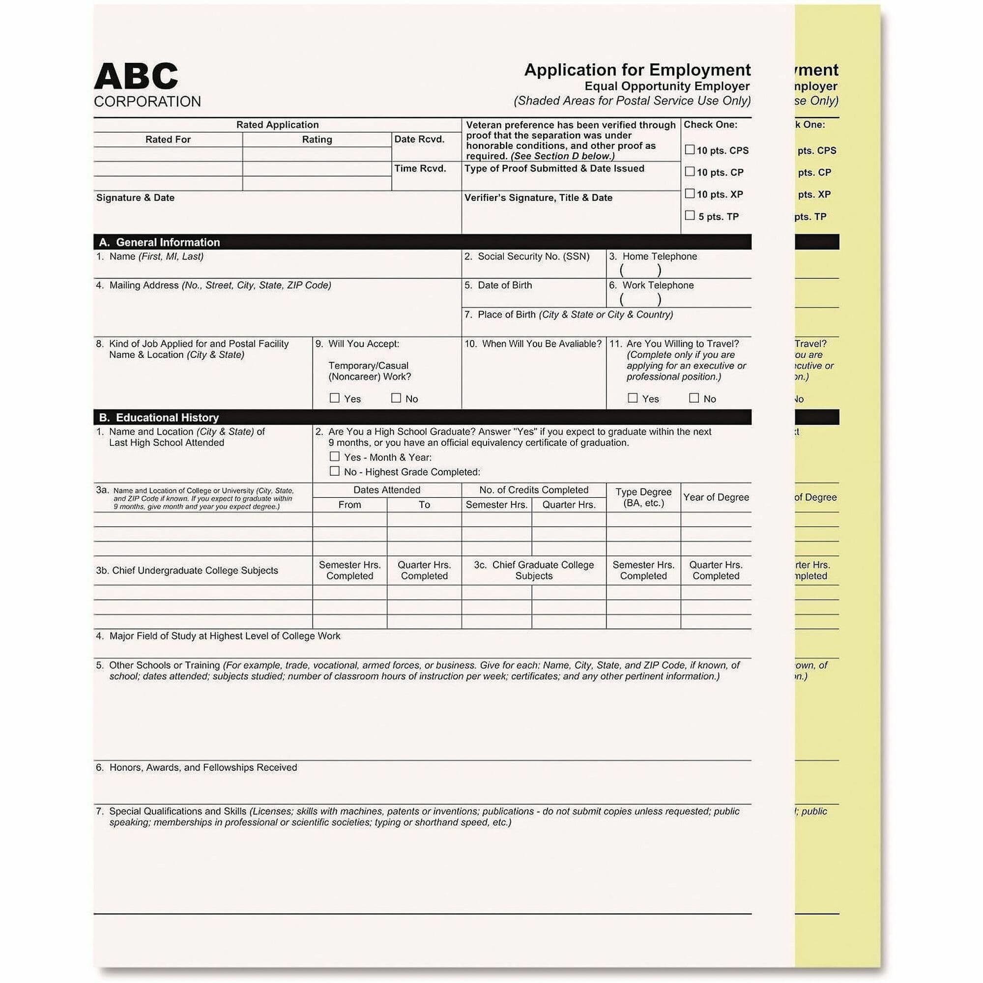 ICONEX Carbonless Paper - 2500 / Carton