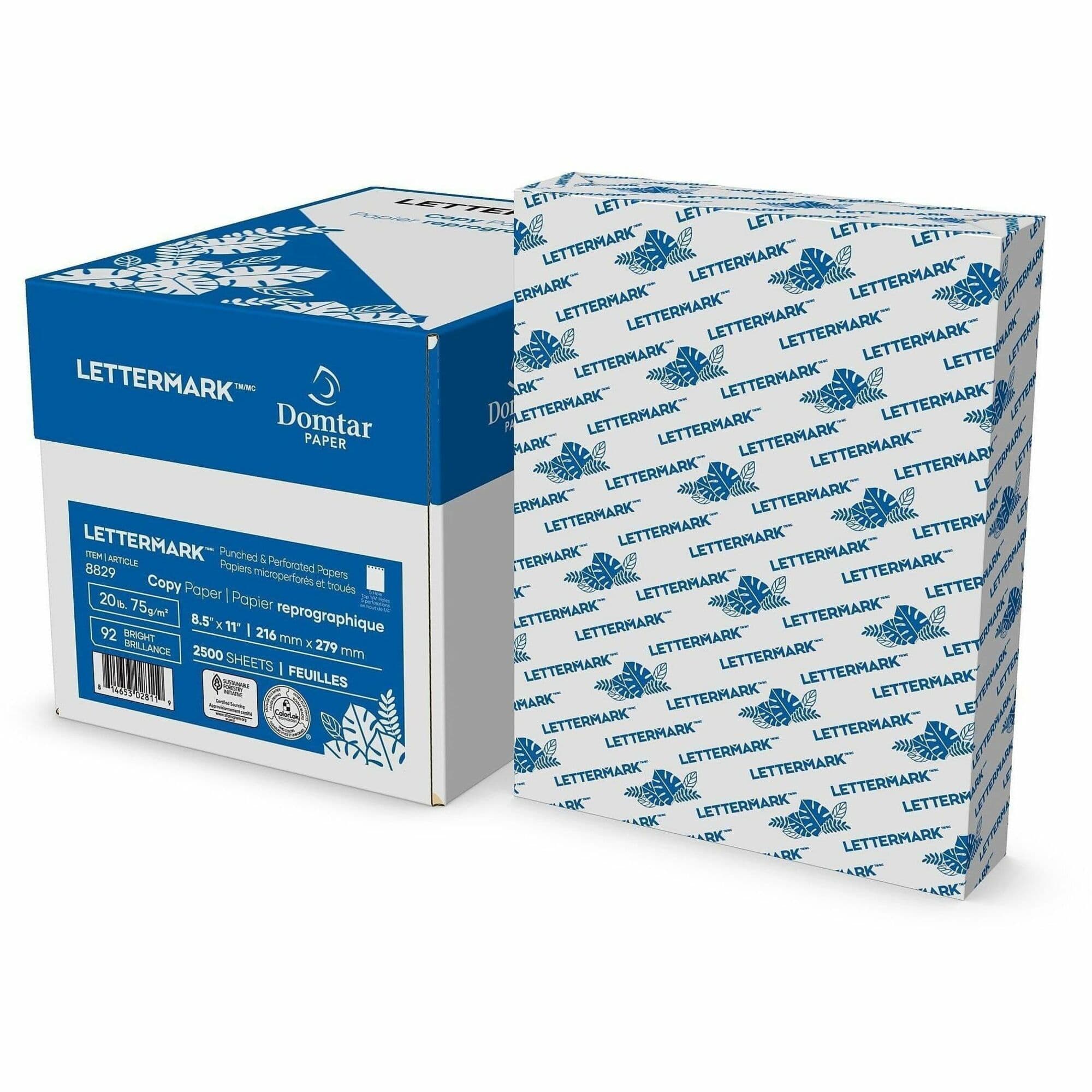 Lettermark Punched Copy Paper - 5 / Carton
