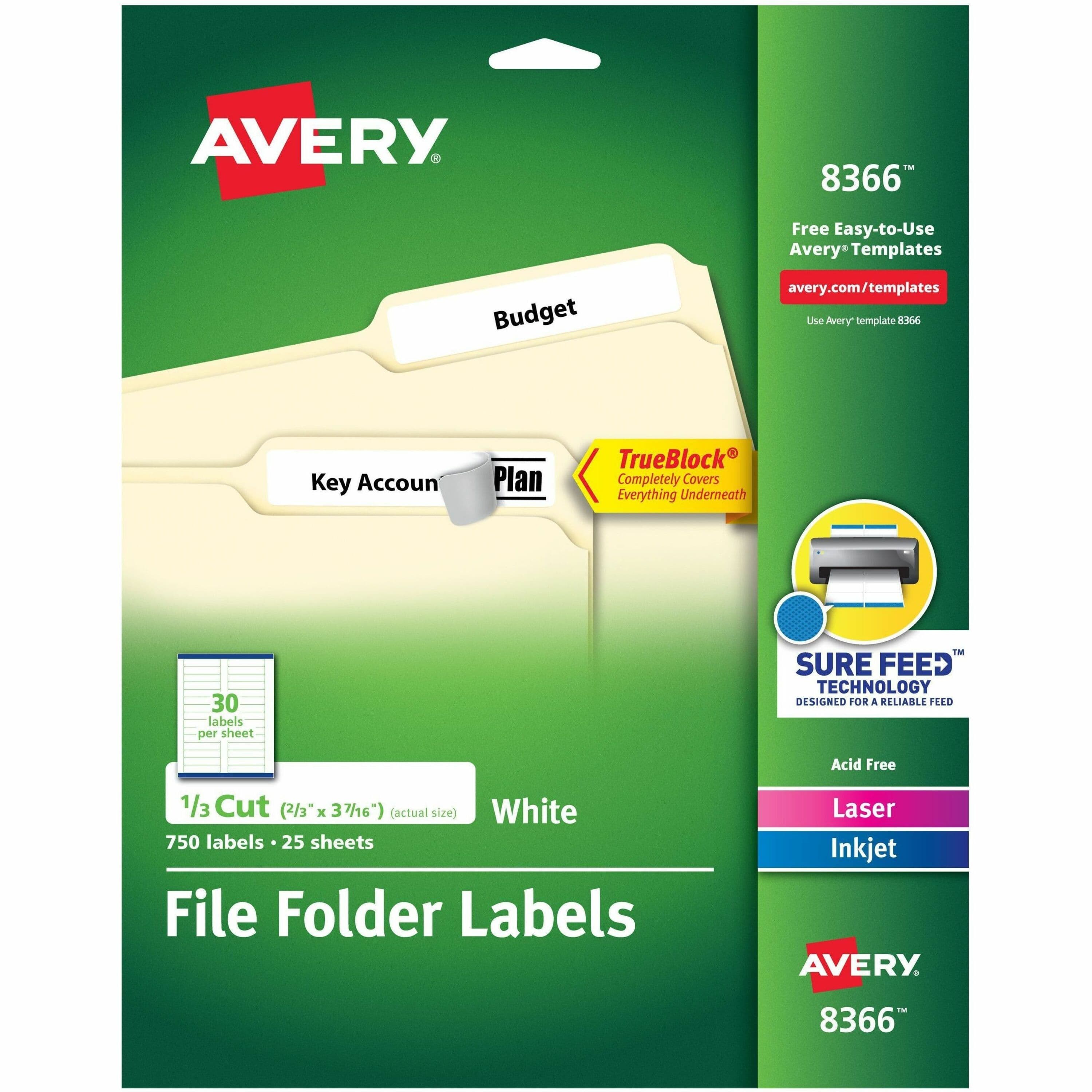 Avery® File Folder Labels - 750 / Pack