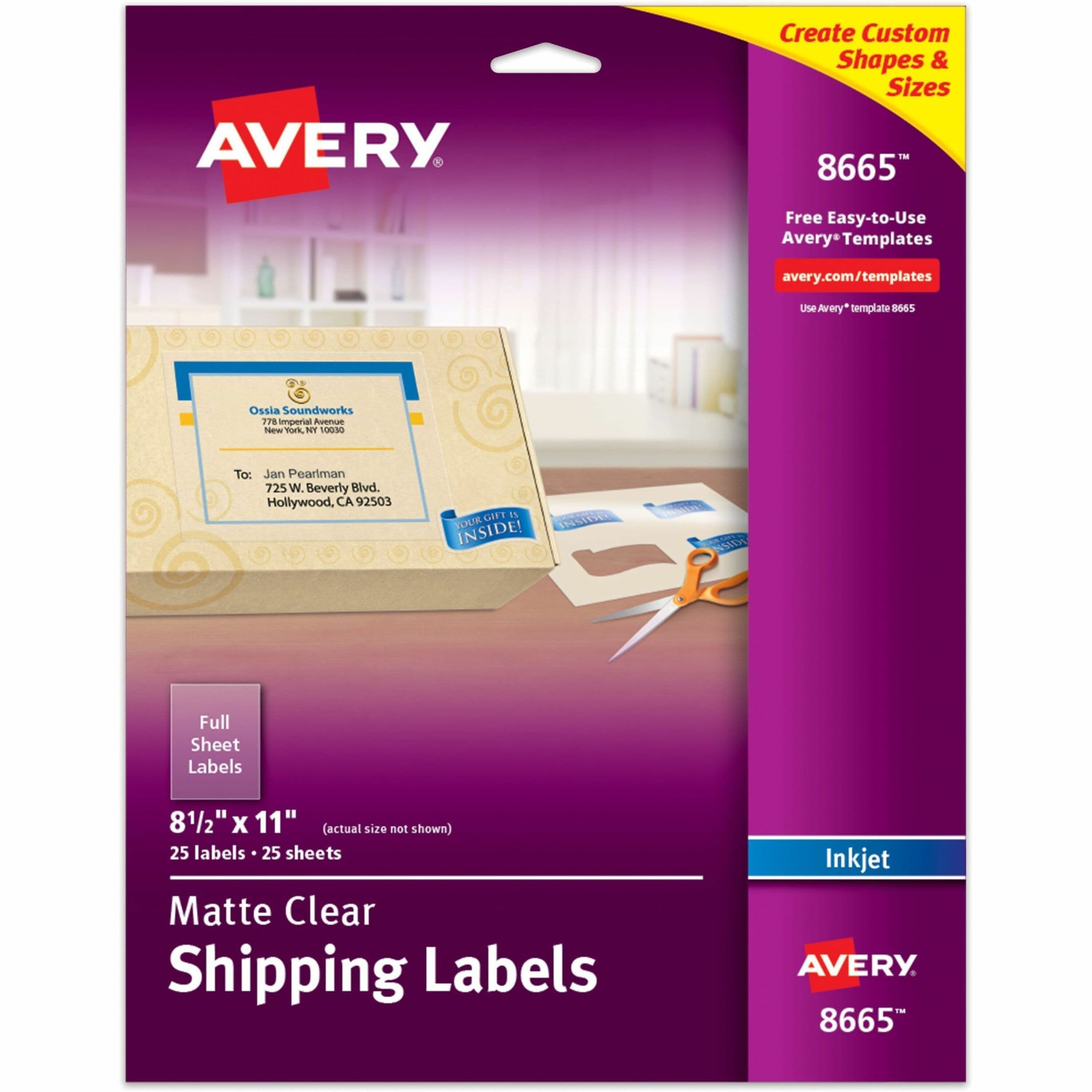 Avery® Shipping Label - 25 / Pack