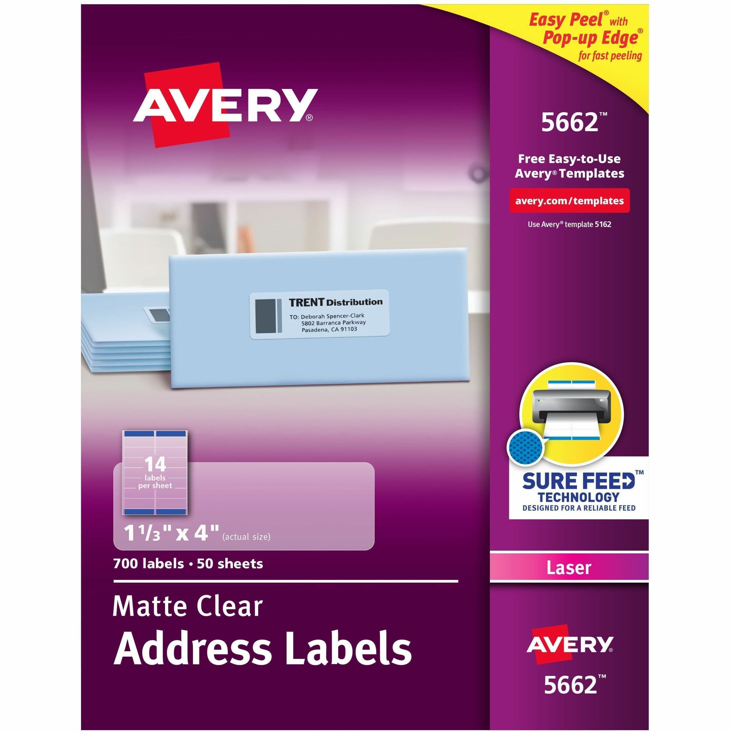 Avery® Easy Peel Return Address Labels - 700 / Box