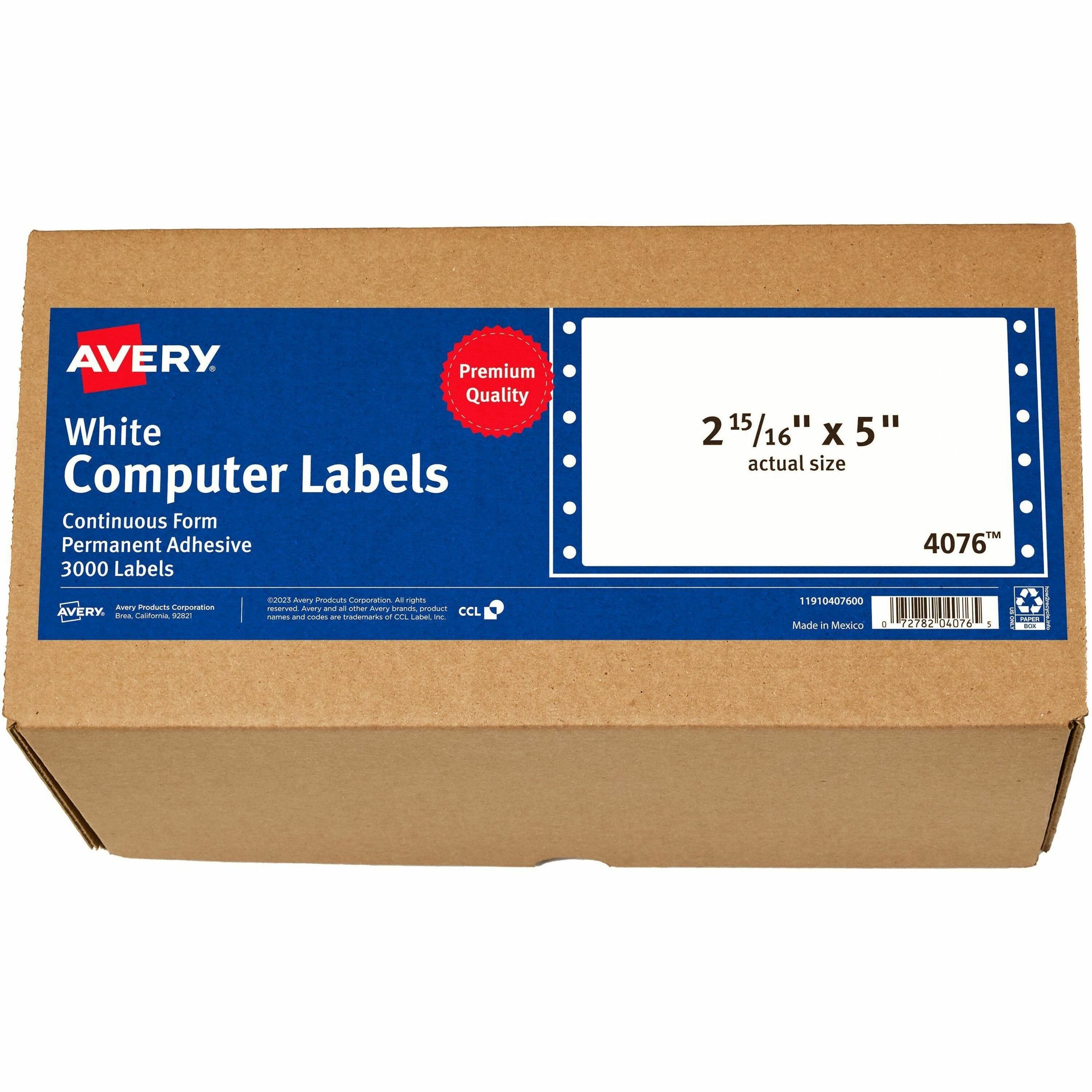 Avery® Address Label - 3000 / Box