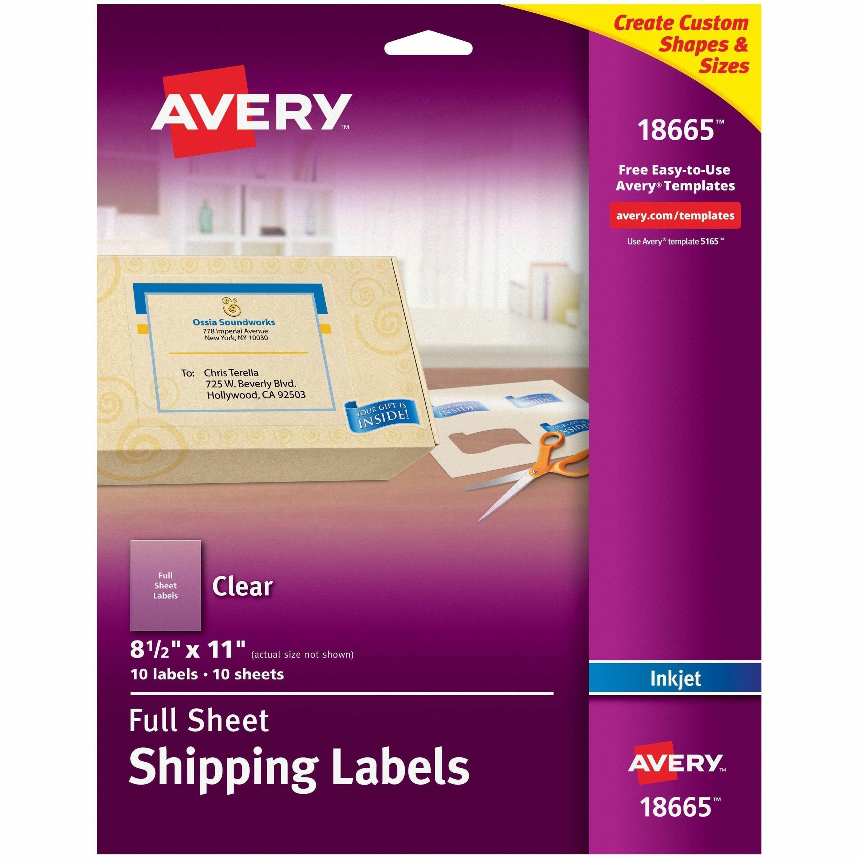 Avery® Shipping Label - 10 / Pack